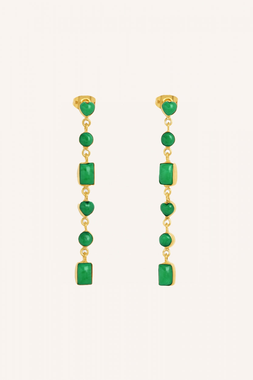 pd nolan earring | emerald