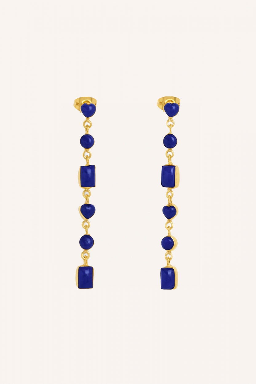 pd nolan earring | blue