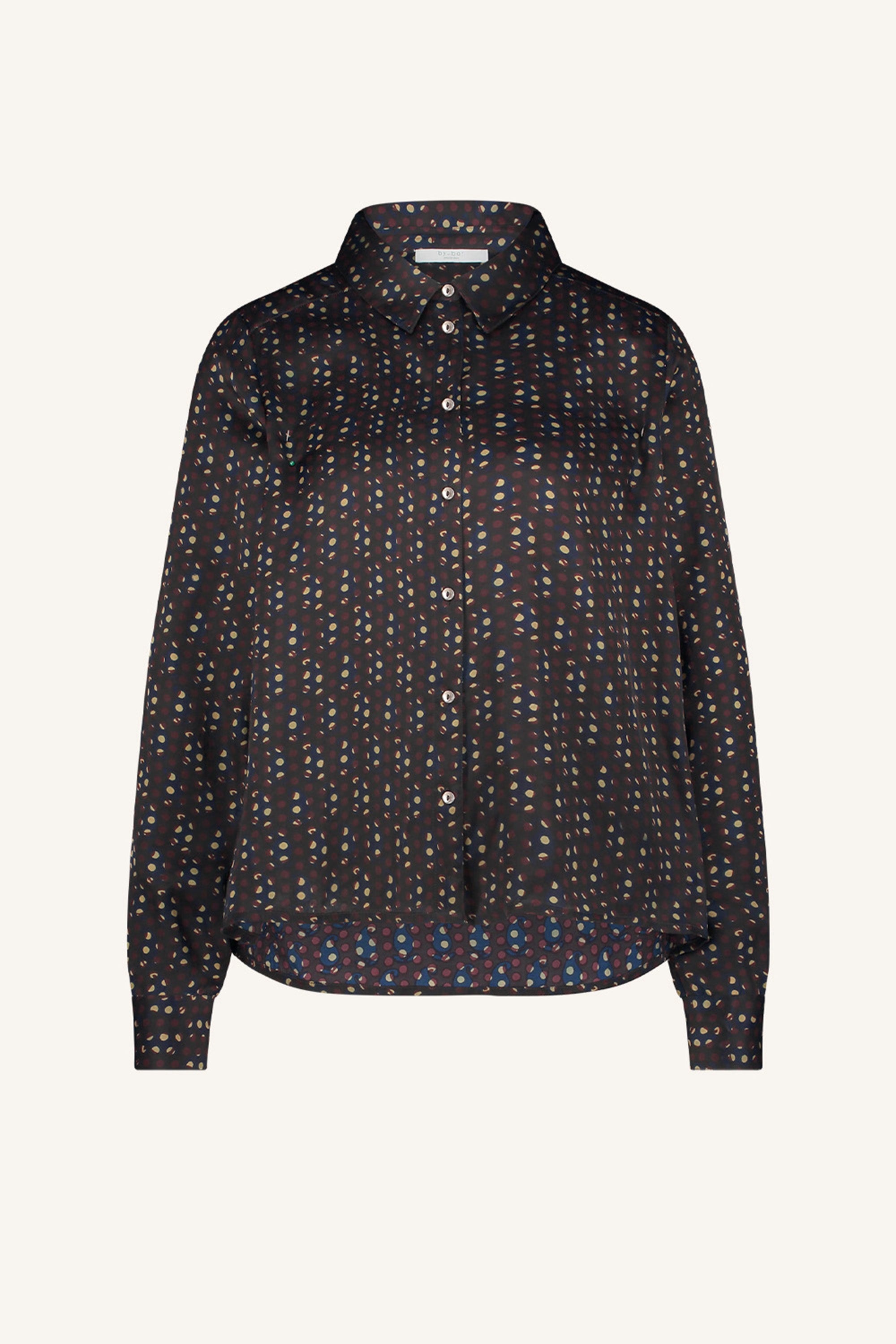 dina paisley blouse | paisley dots