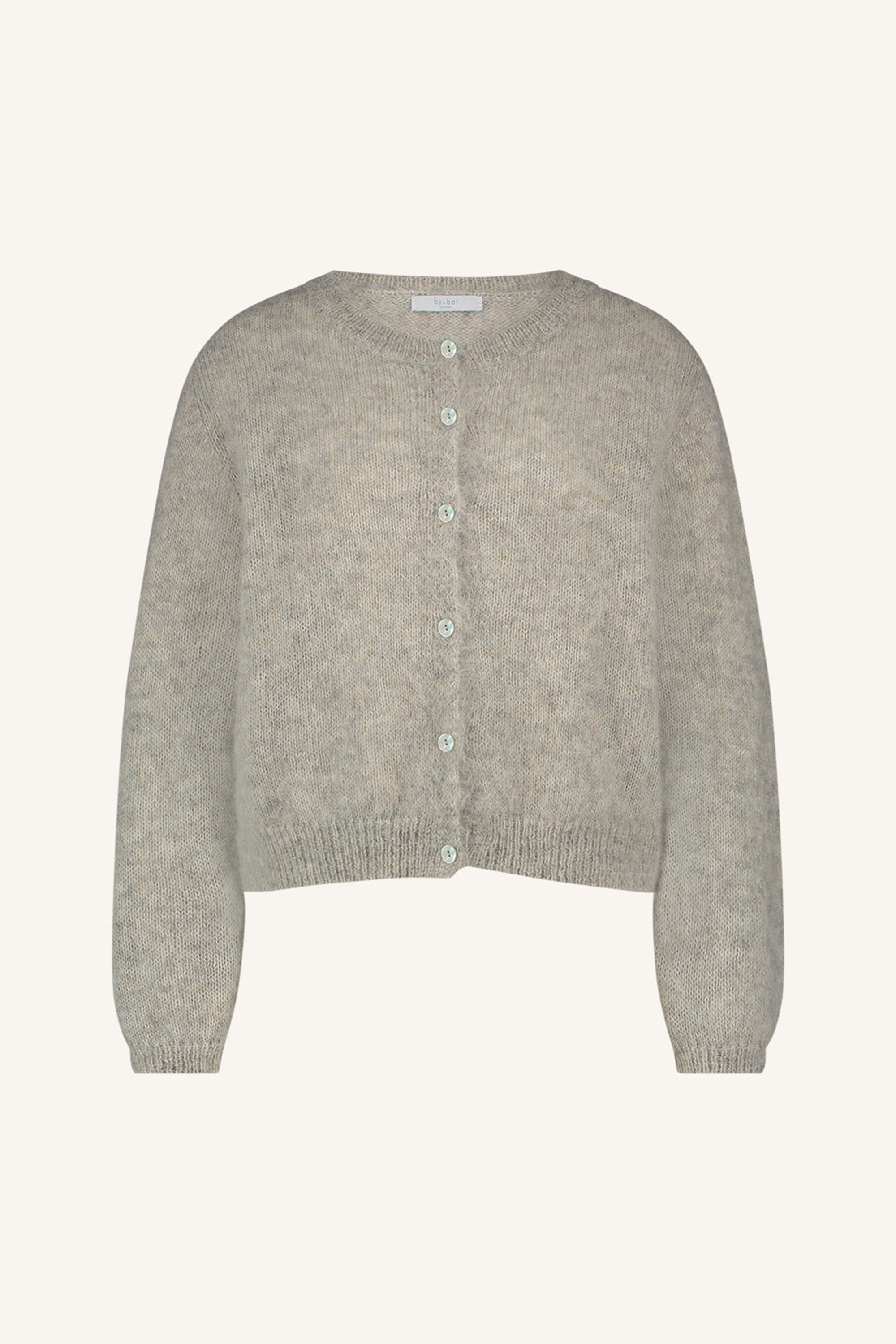 cleo natural cardigan | grey melee