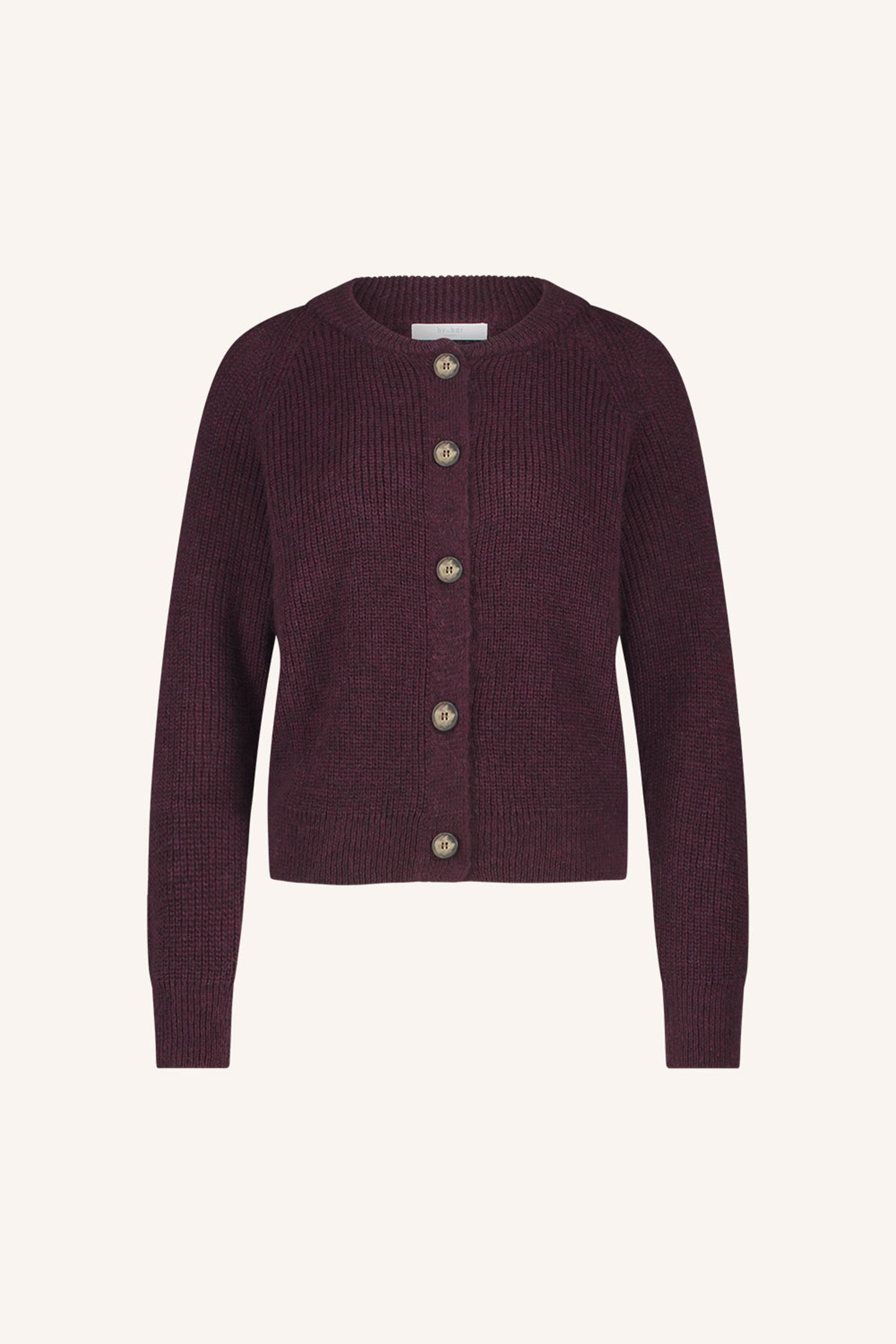 lilly bomber cardigan | wine