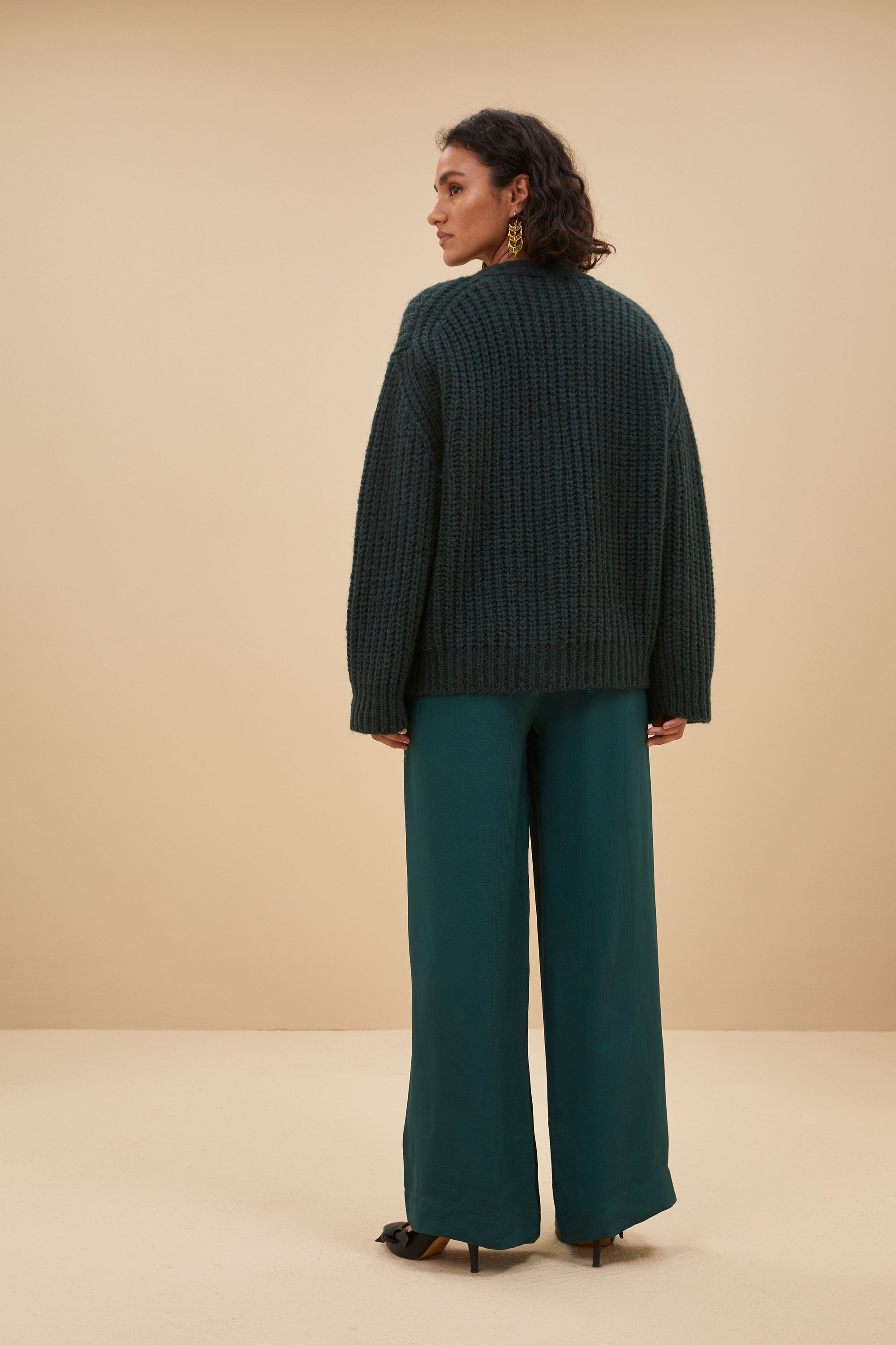 bobbi cardigan | dark green