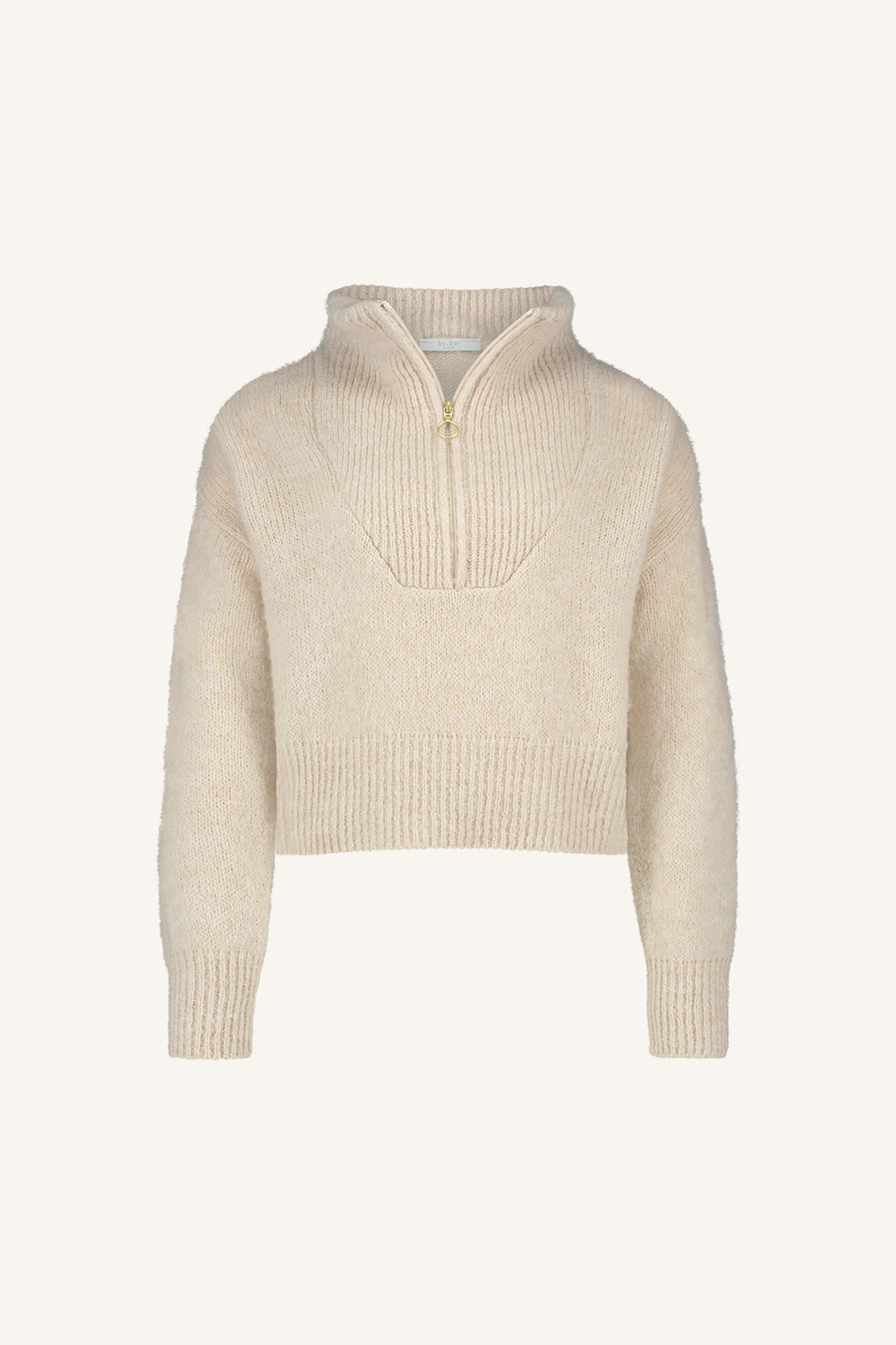 boxy beau pullover | chalk