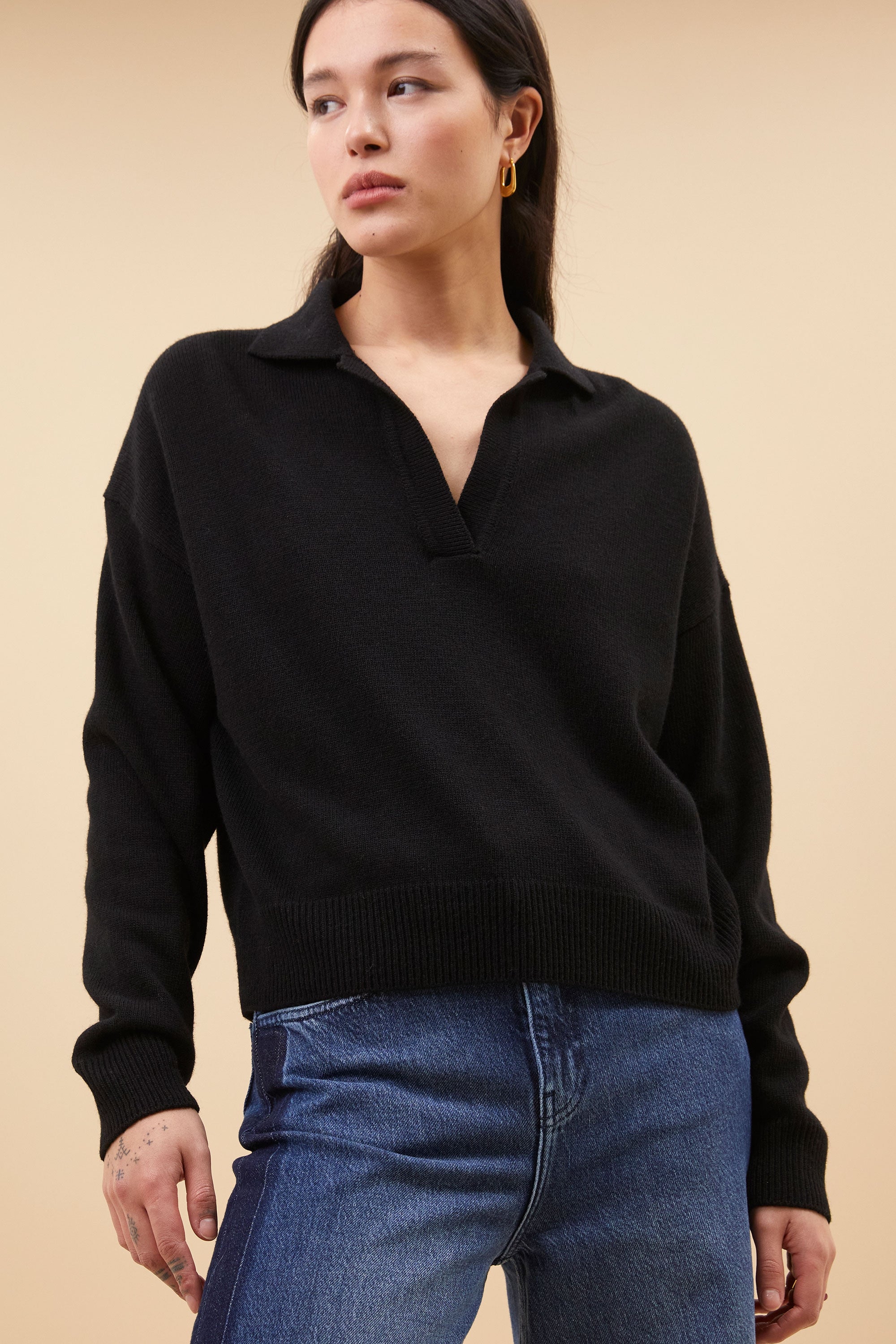 dex pullover | black