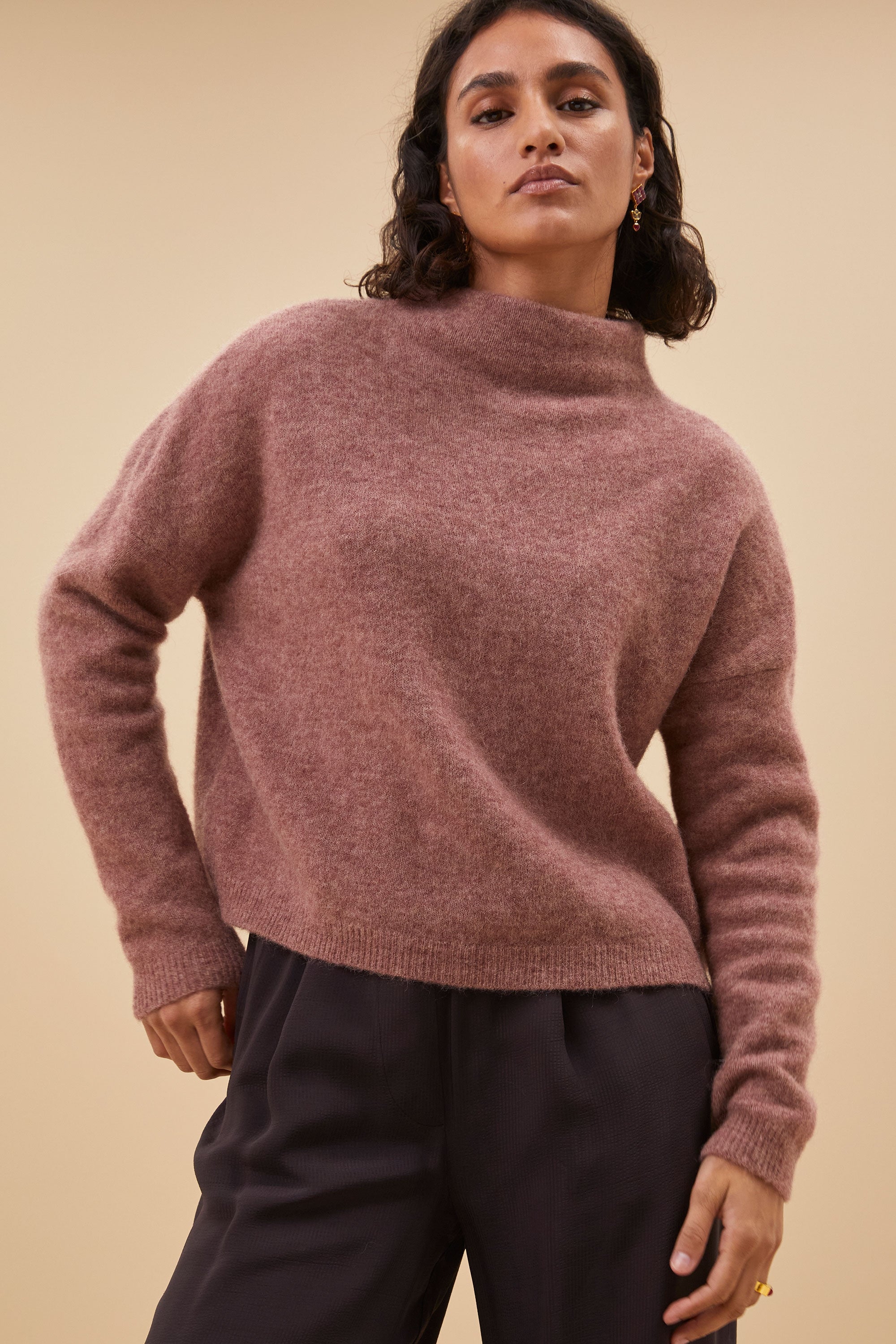 vinn pullover | ash rose