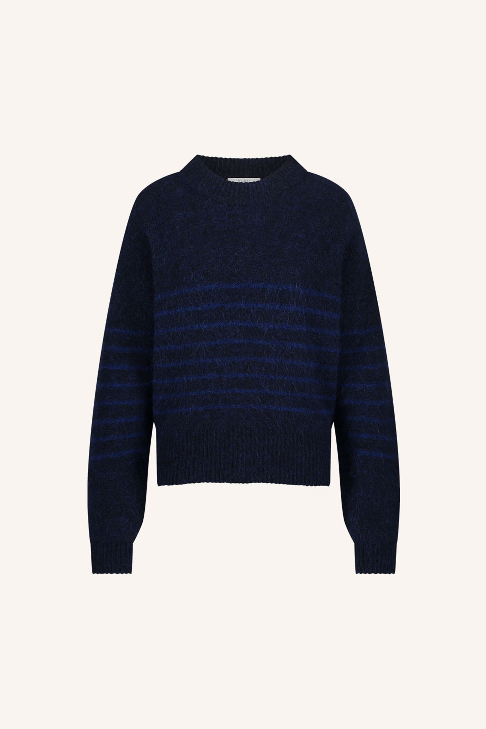 sonny stripe pullover | midnight