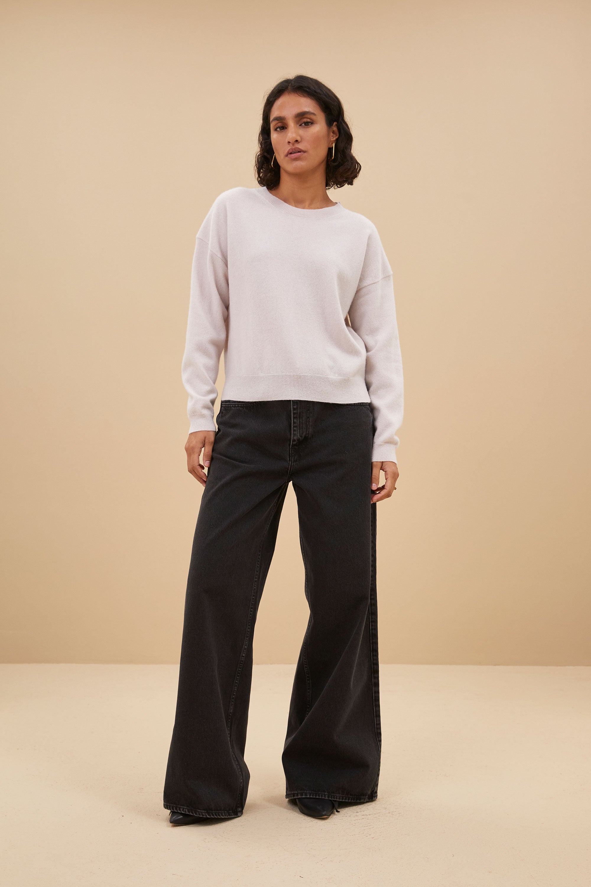 holly ls pullover | oyster melee