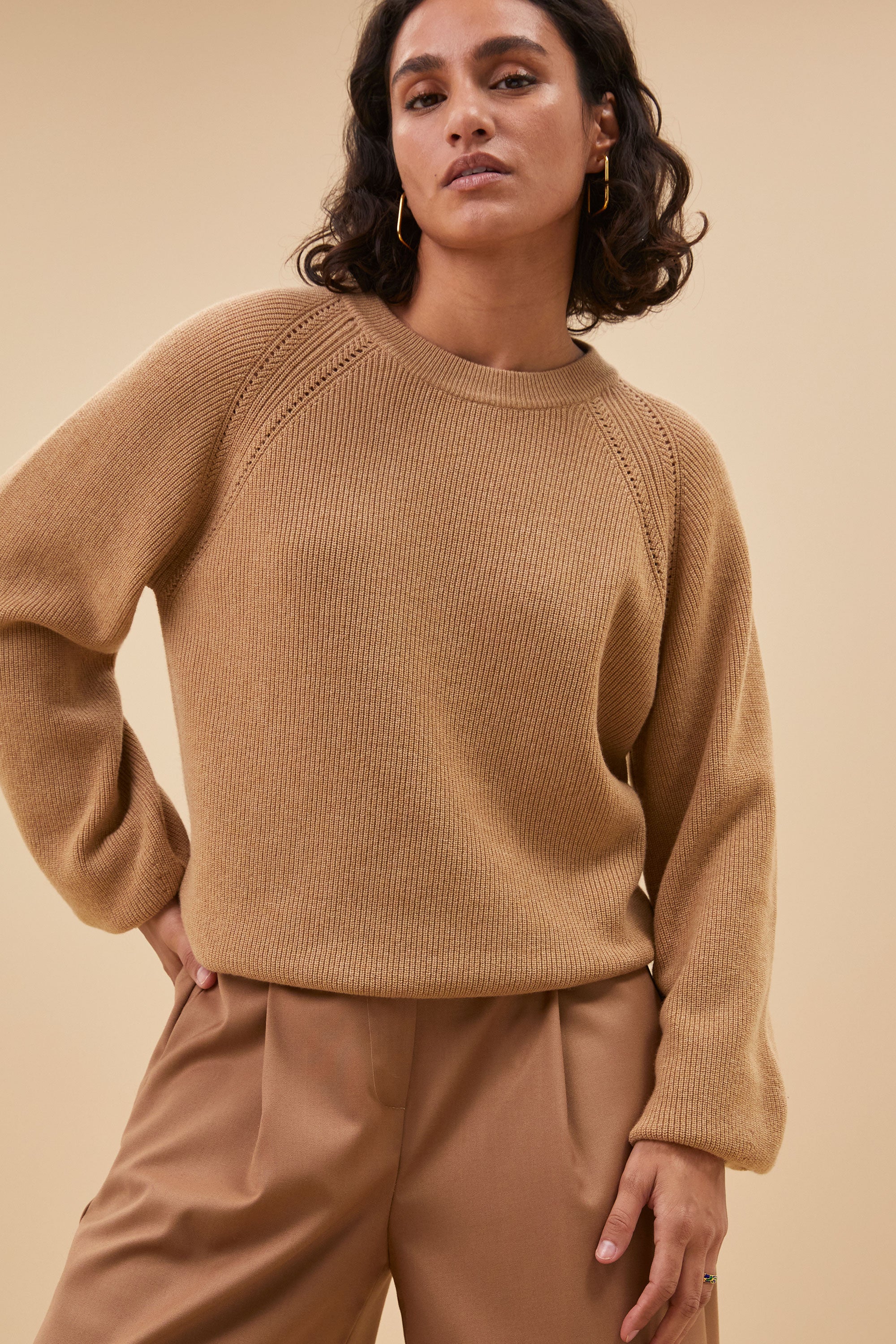 duccio pullover | camel