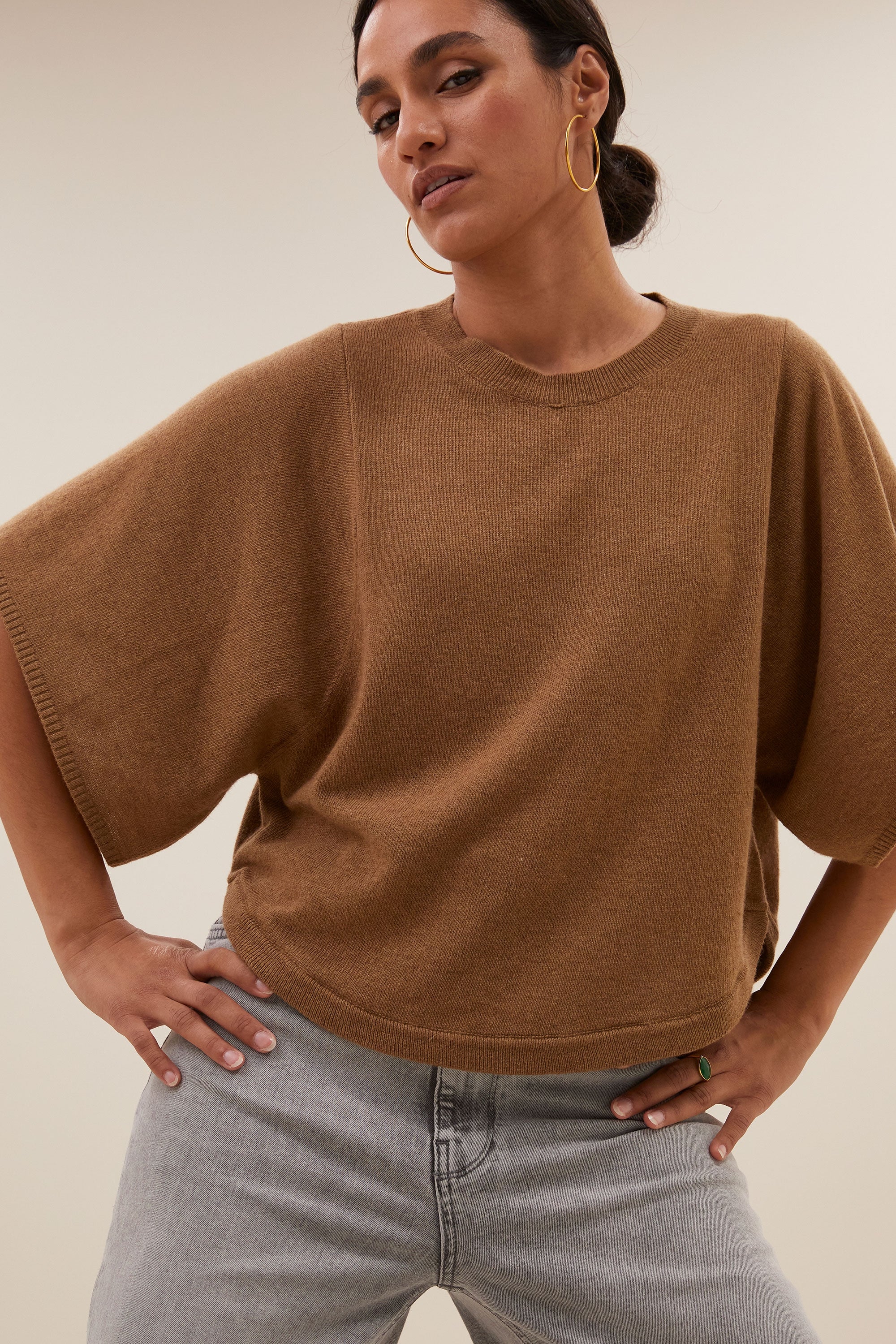 nikkie pullover | camel