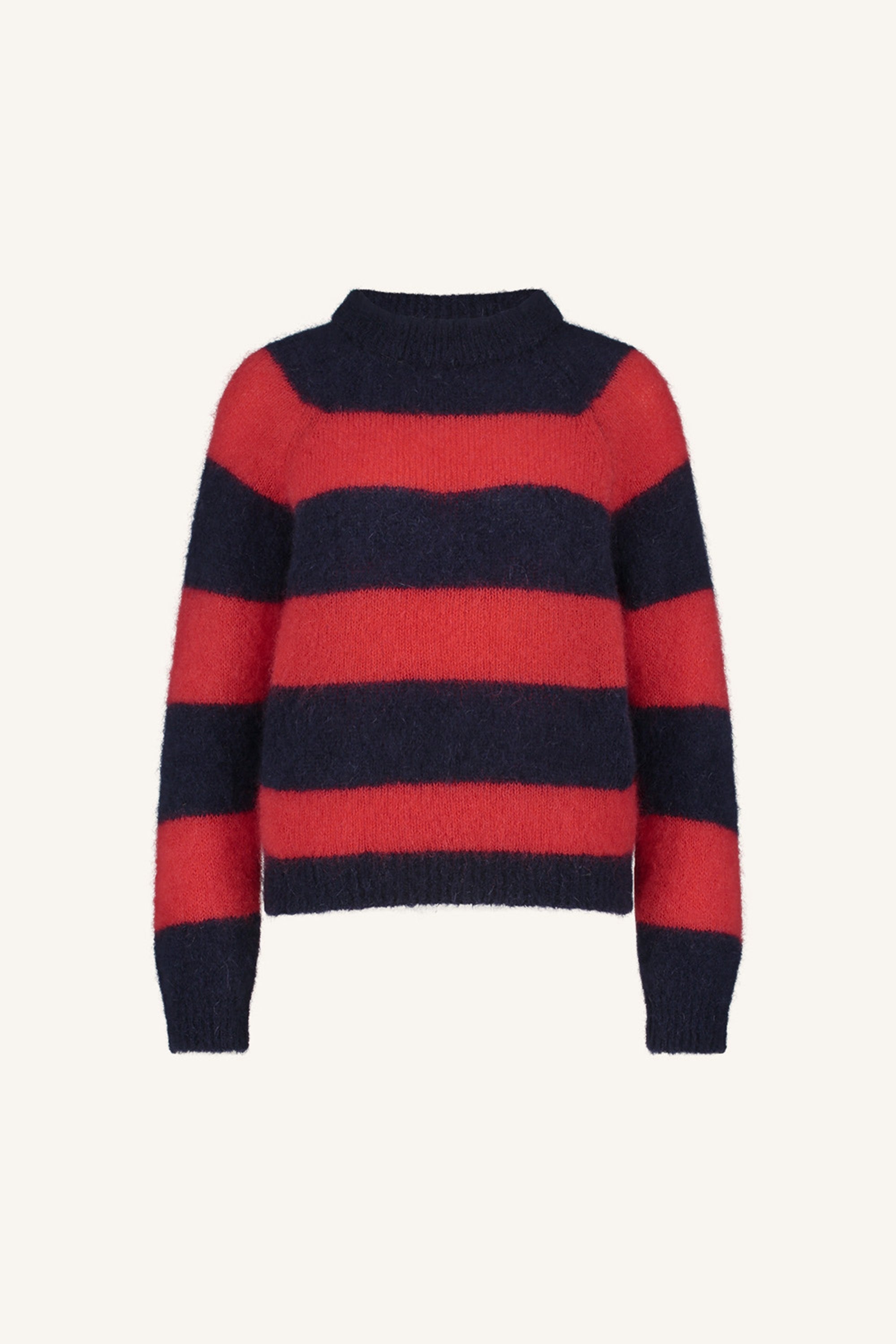 sian stripe pullover | lipstick