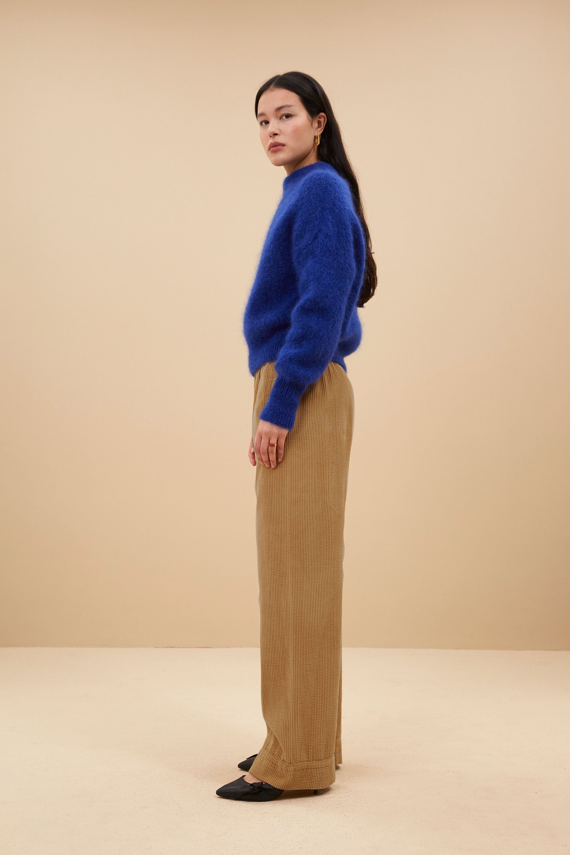 mees cord pants | camel