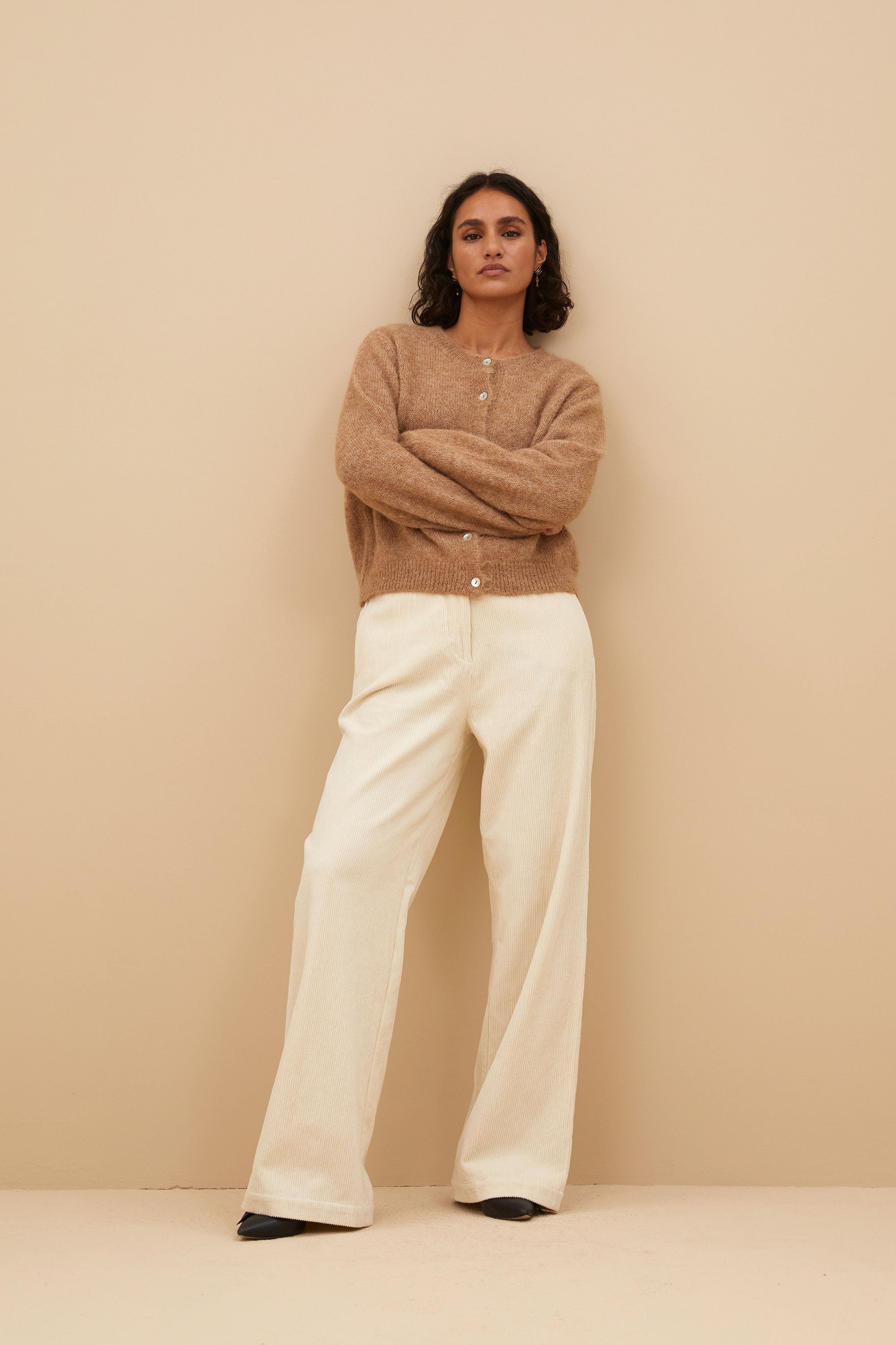 odin cord pants | sand shell