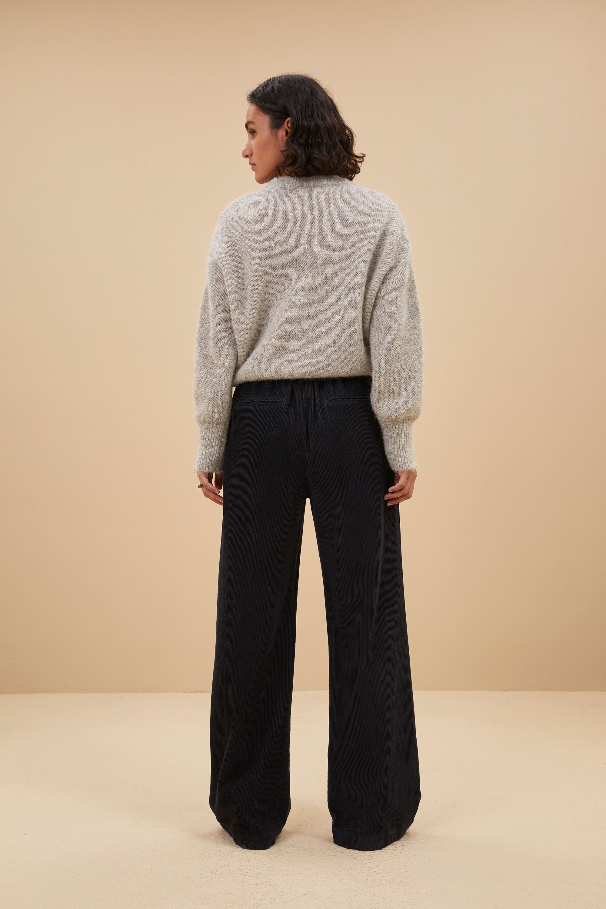 odin cord pants | midnight