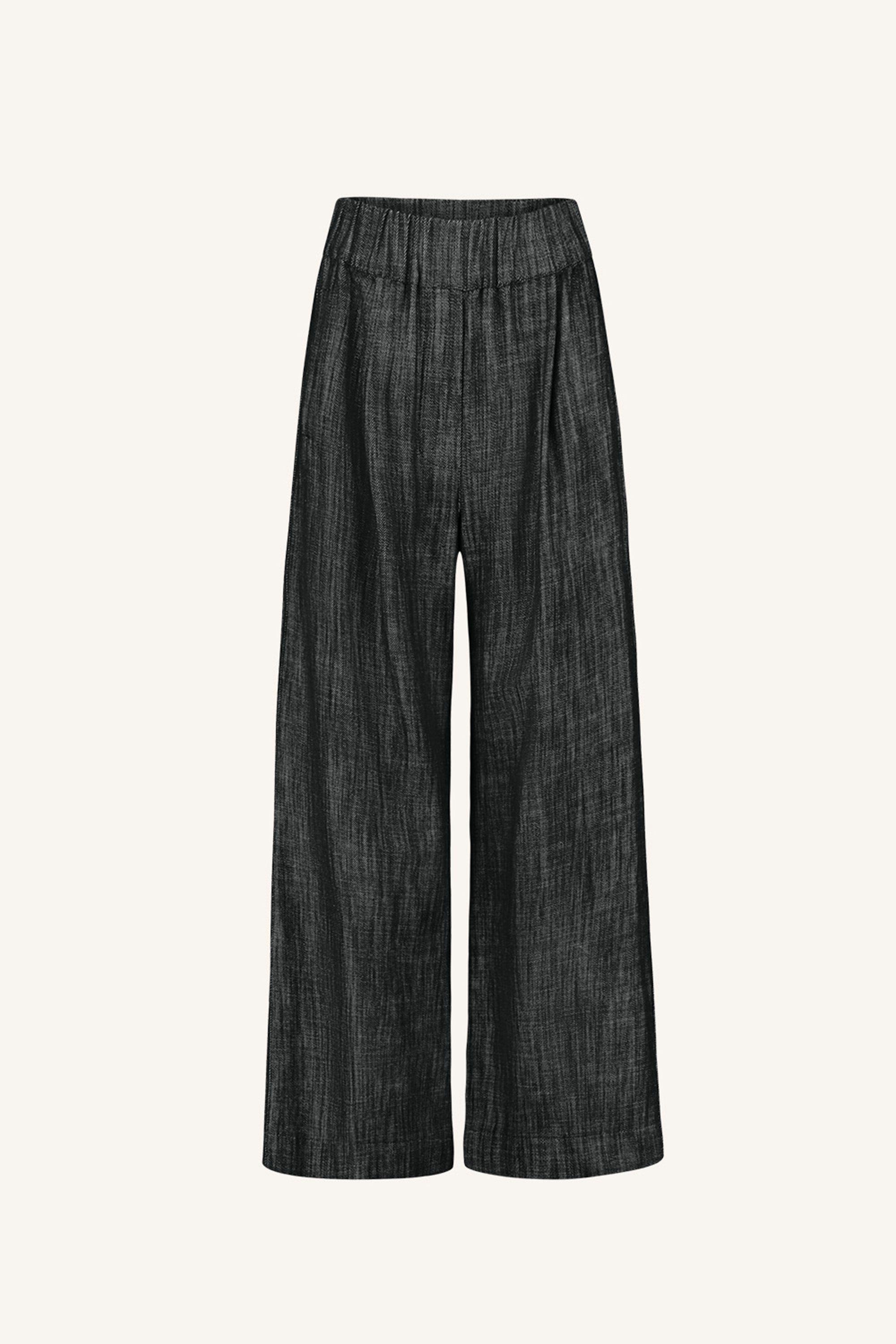 benji twill pants | jet black