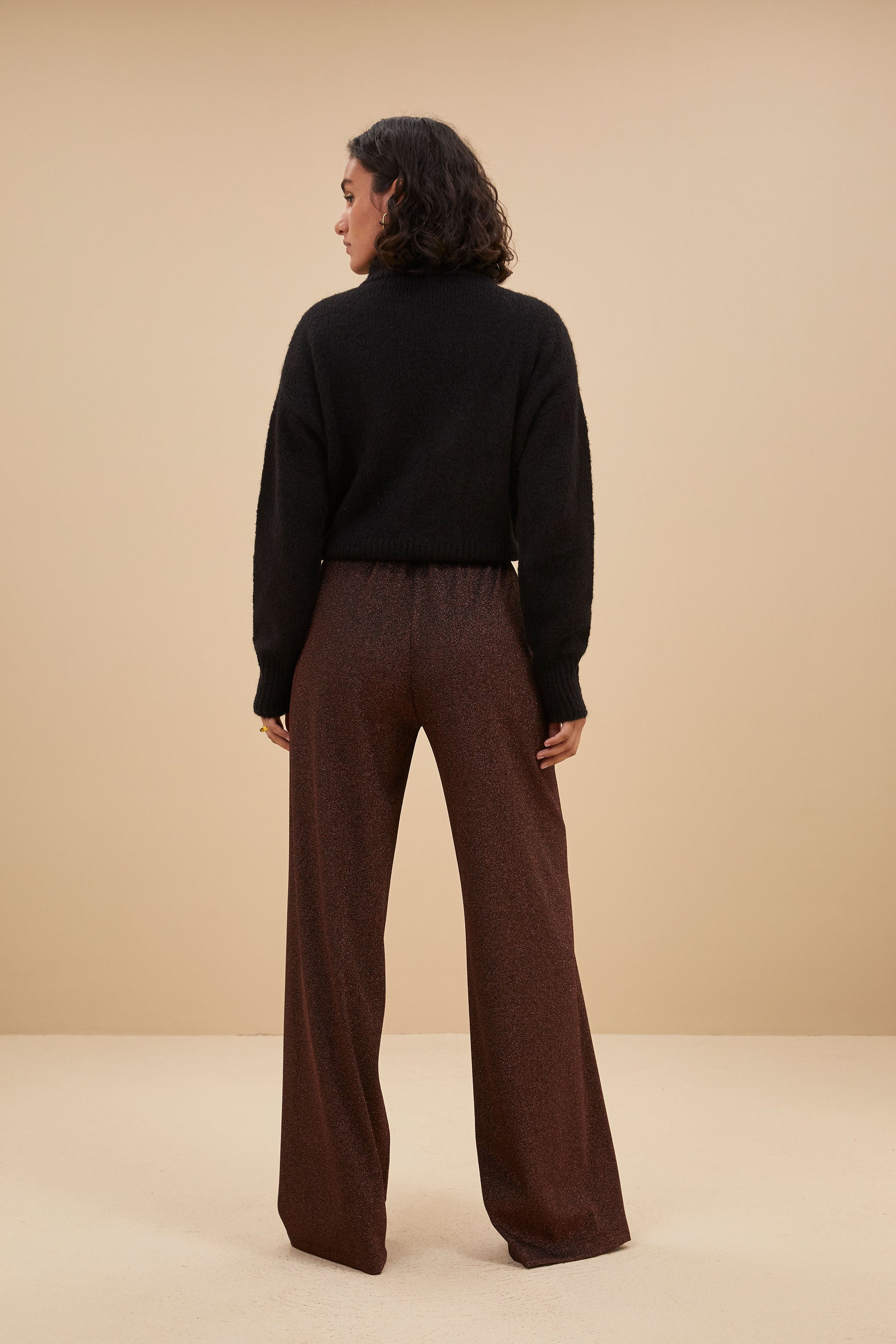 lissa sparkle pants | copper