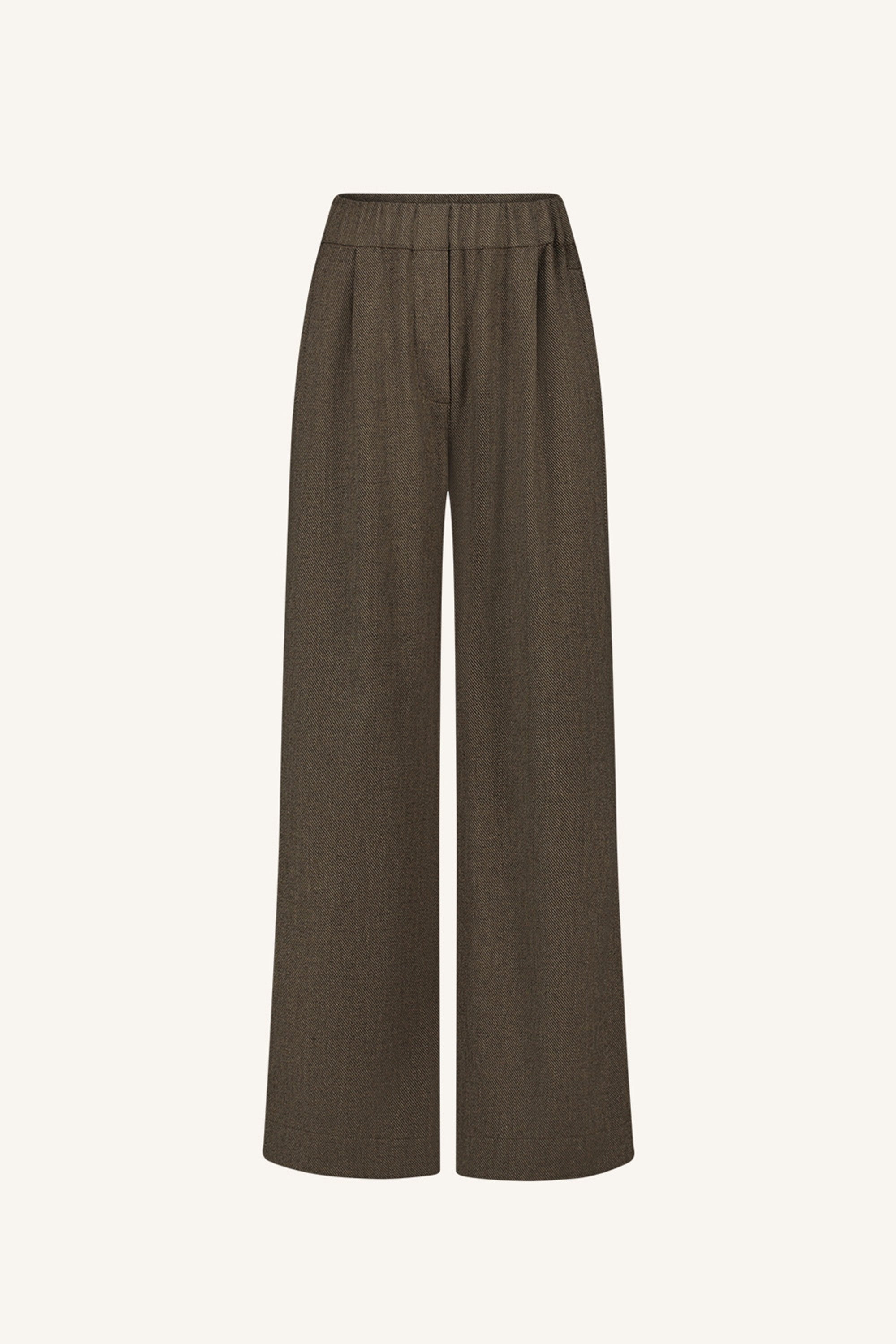 benji tweed pants | latte