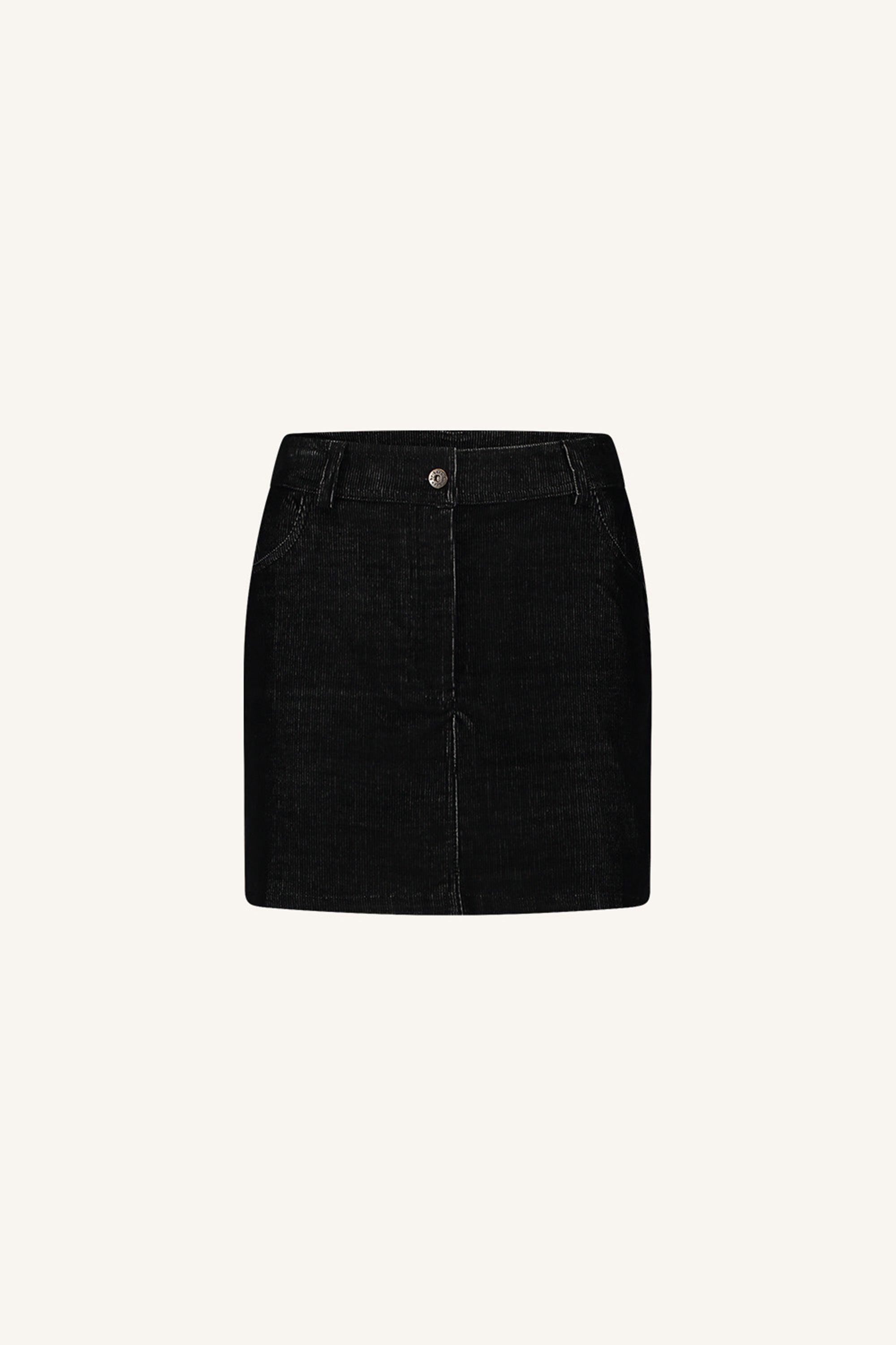 josie cord skirt | black