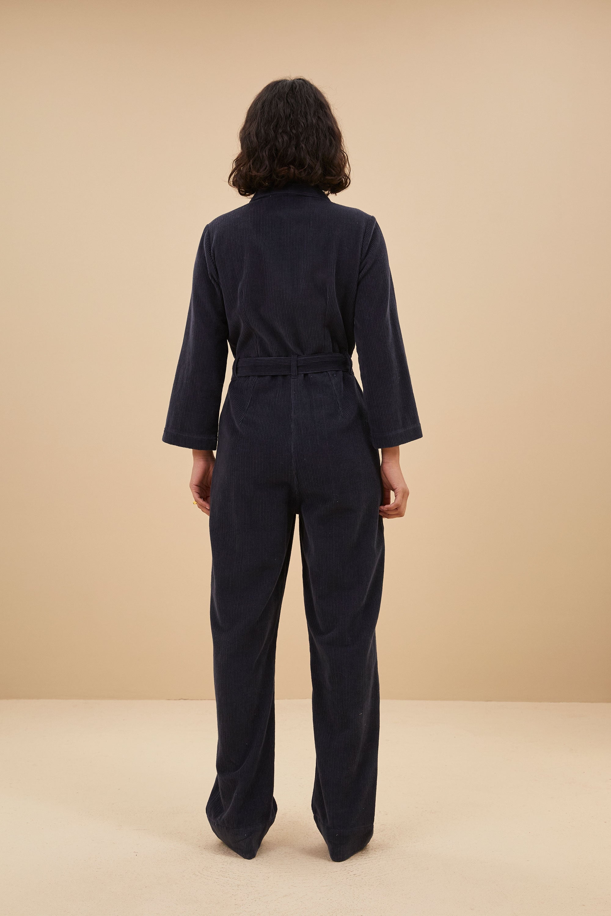 louise cord suit | midnight