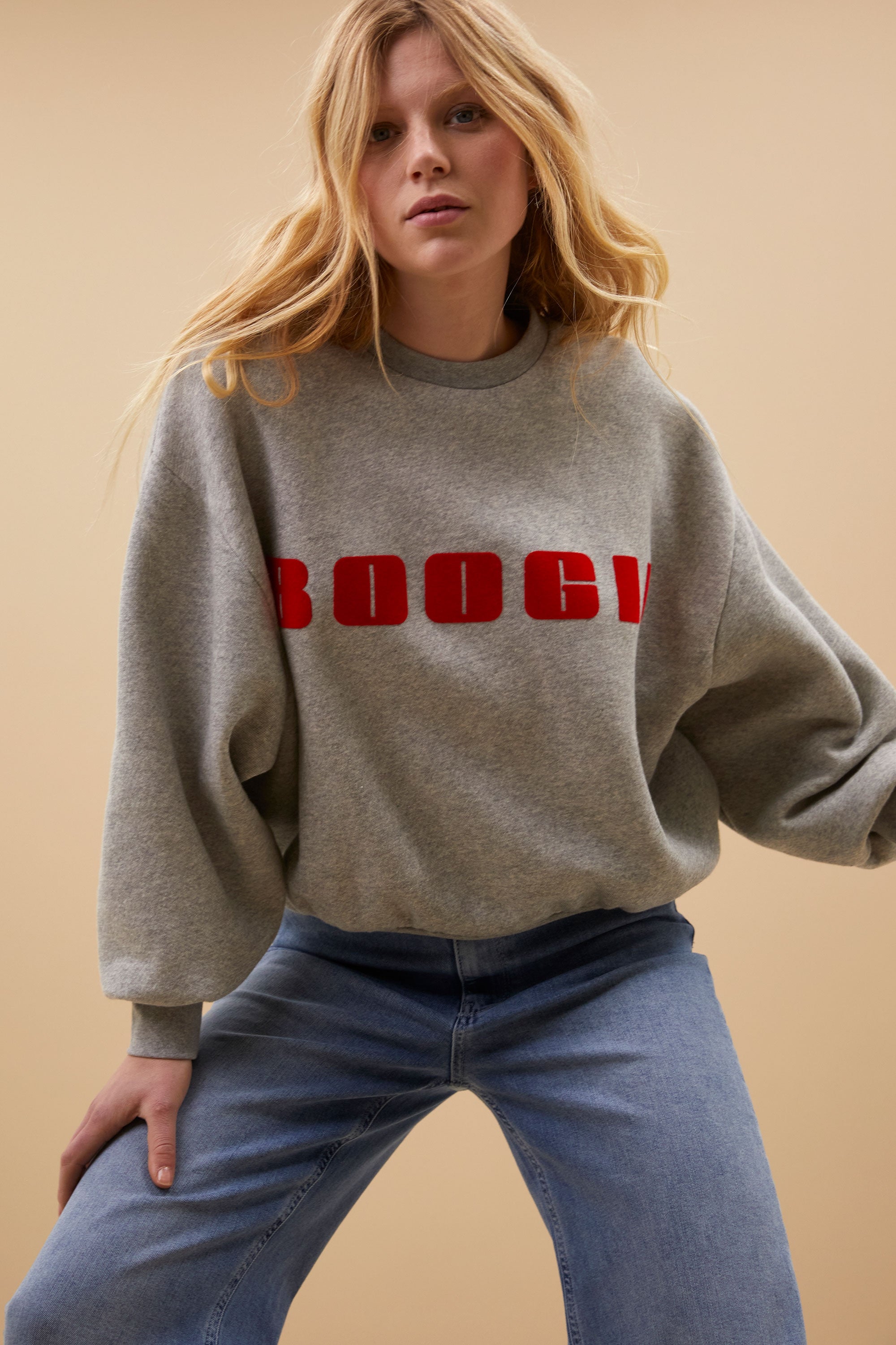 bibi boogie sweater | grey melee