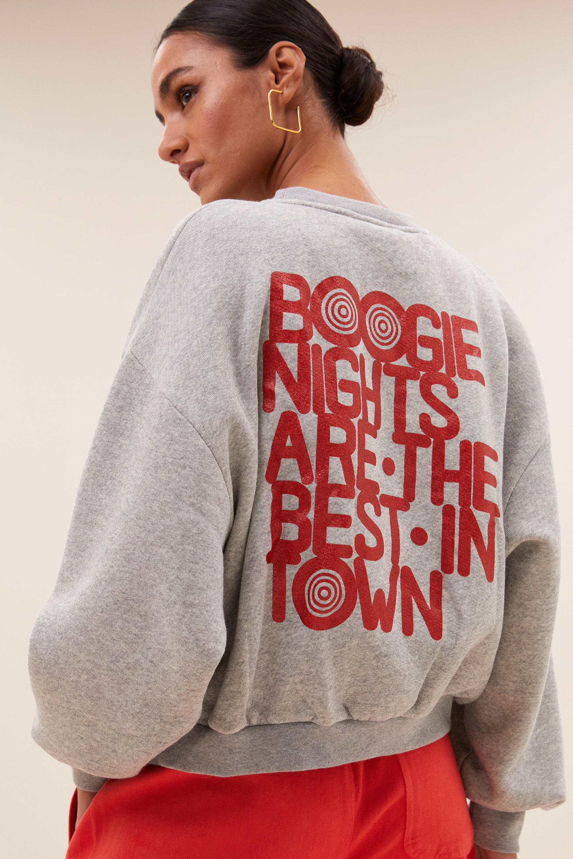 bibi boogie nights sweater | grey melee