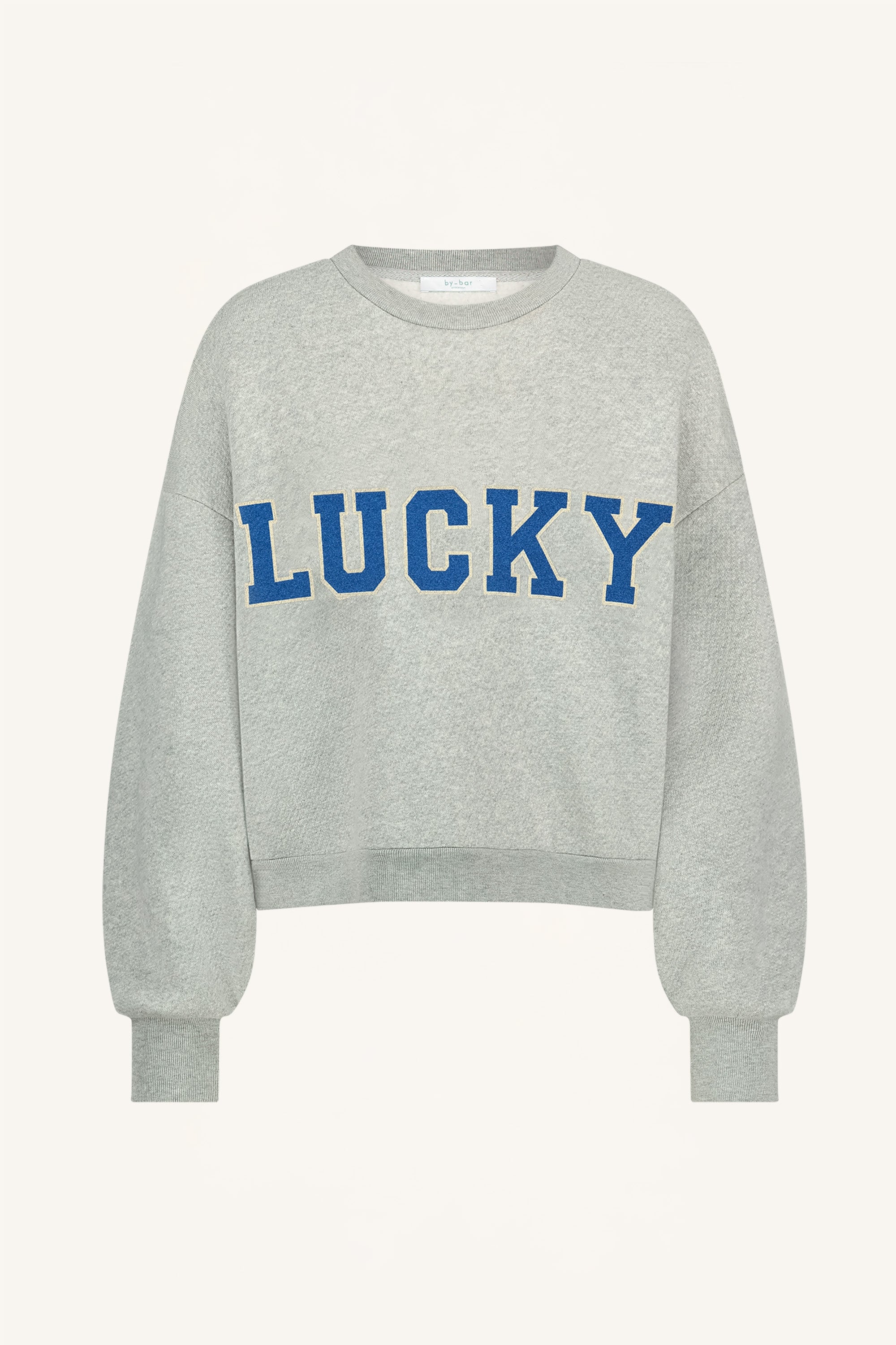 bibi lucky sparkle sweater | grey melee