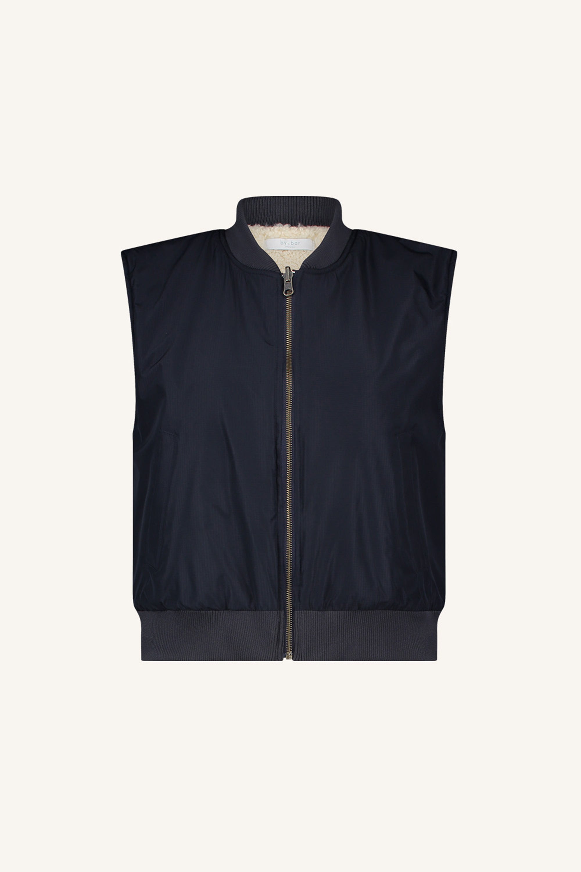 aleksi sleeveless jacket | midnight