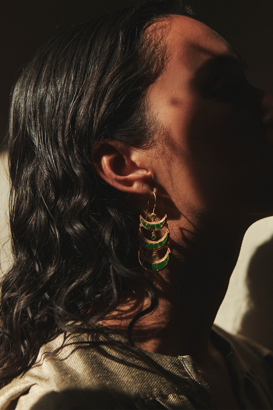 bali earring | green