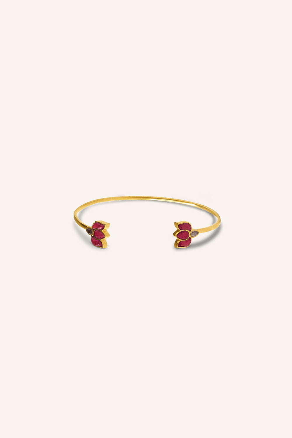 lotus bracelet | ruby