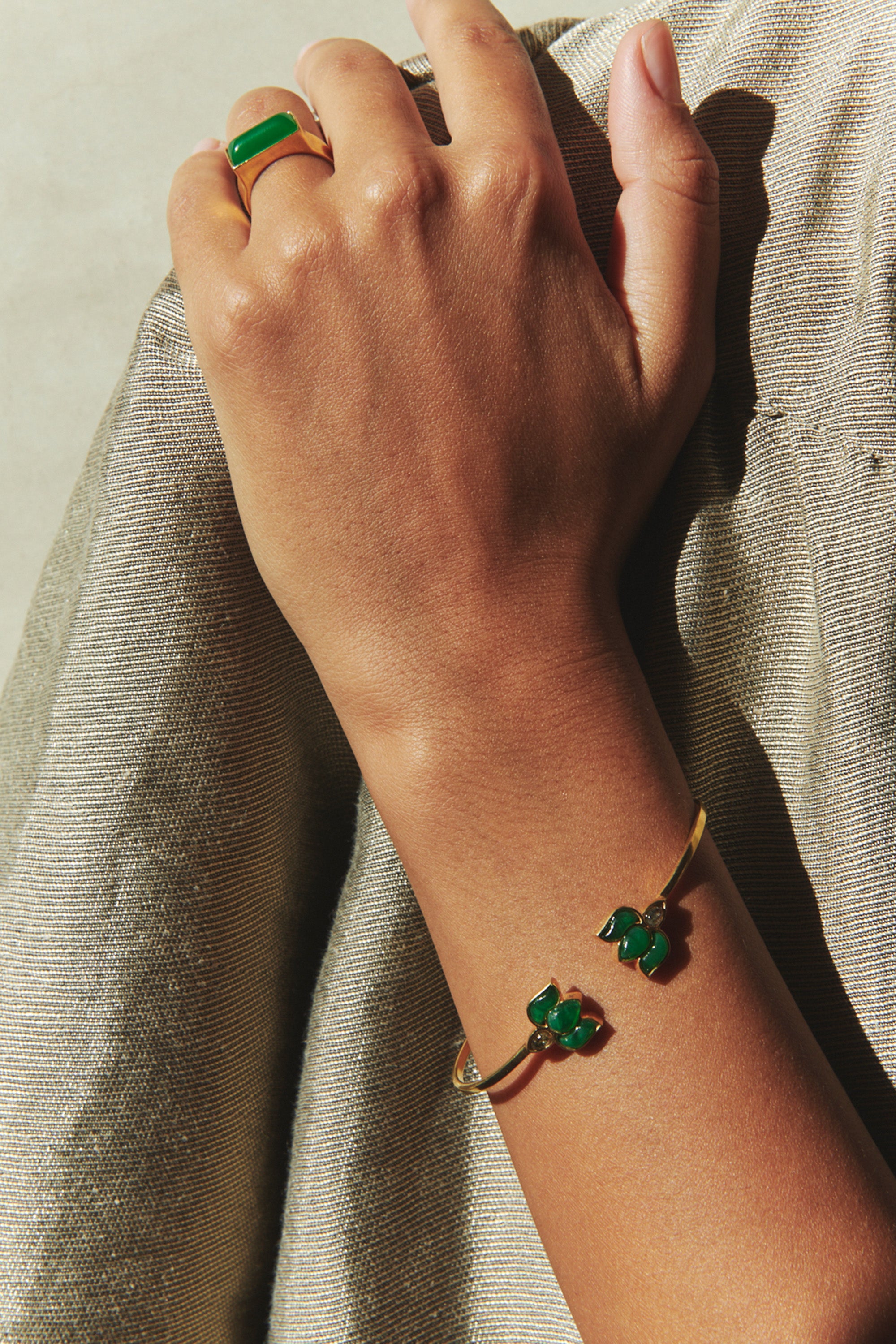 pulsera de loto | verde