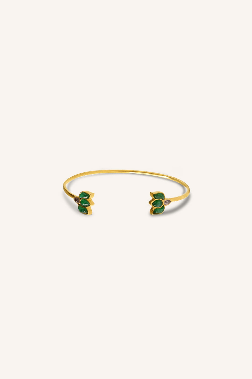 lotus bracelet | green
