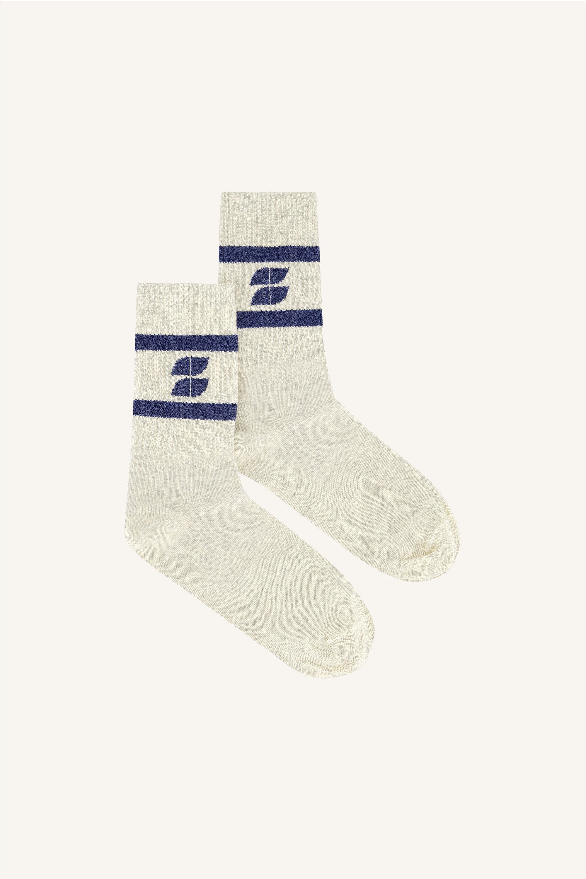logo sparkle socks | navy