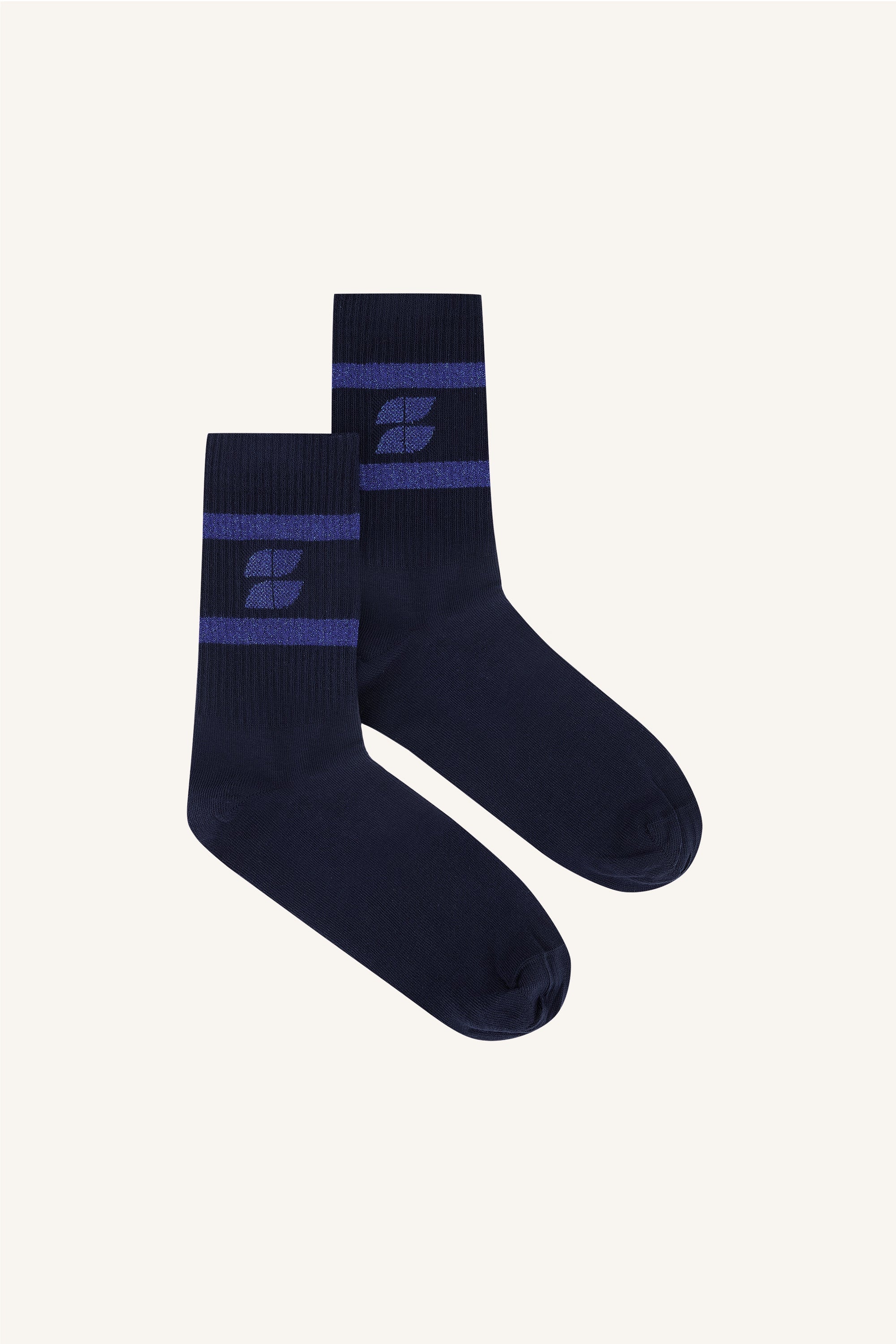 logo sparkle socks | kingsblue