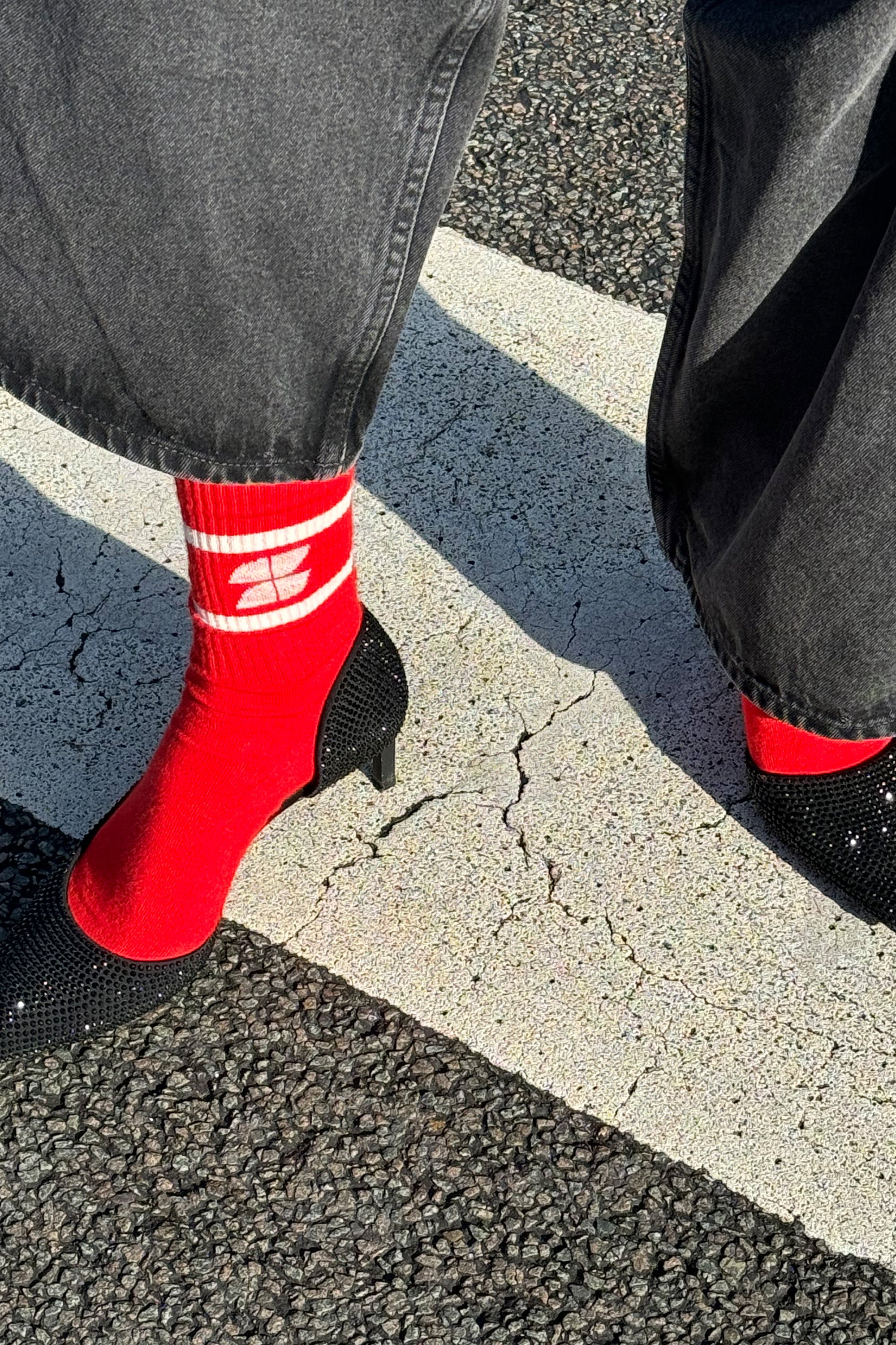 ‍logo socks GA | red (100% off)