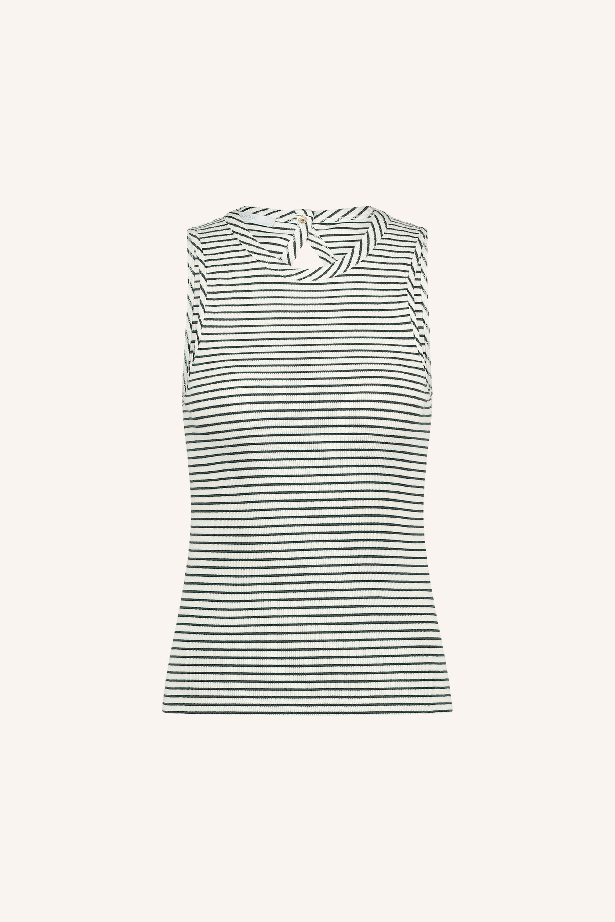 loop stripe singlet | midnight thin stripe