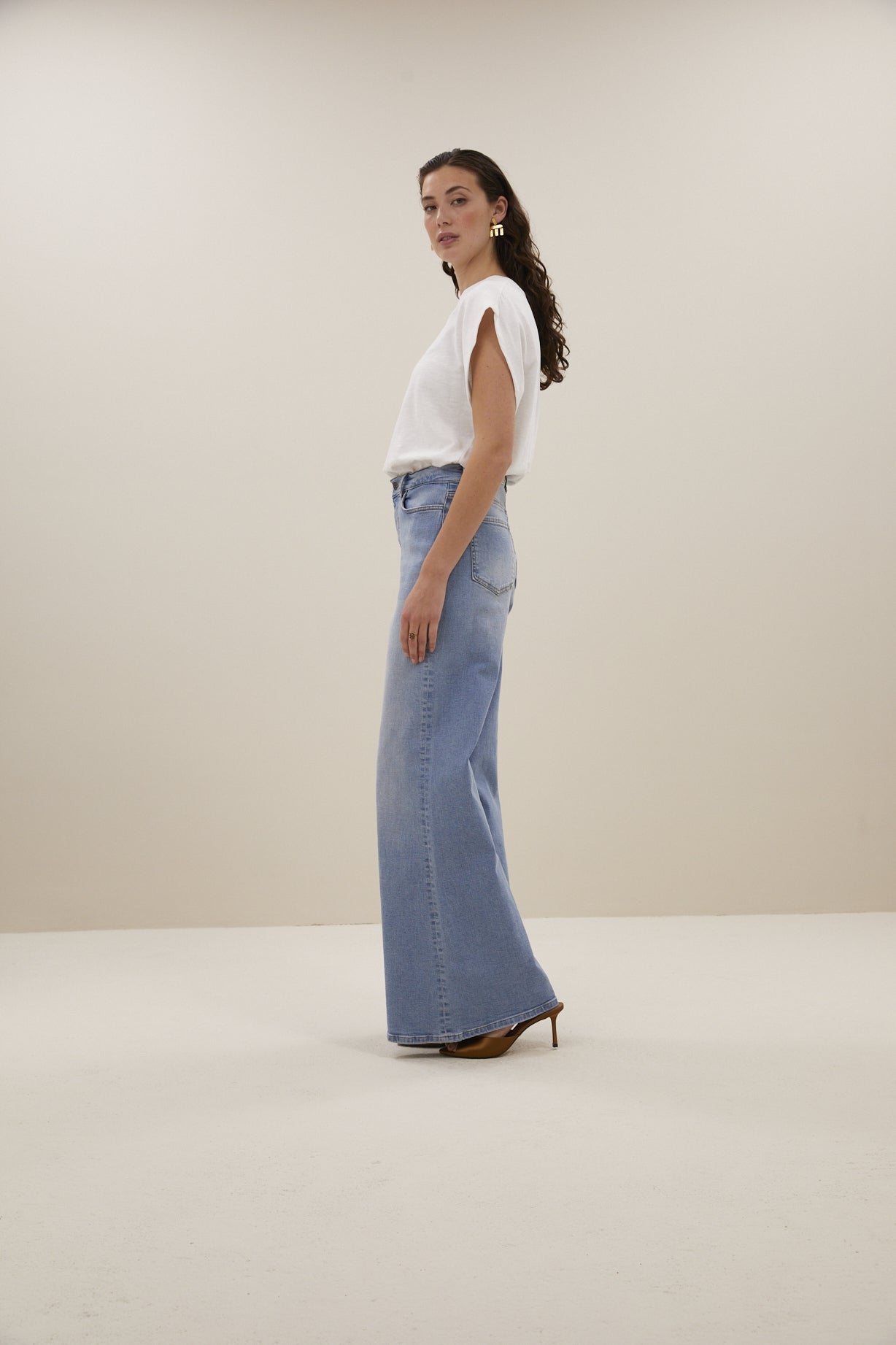 femme denim pants | light denim