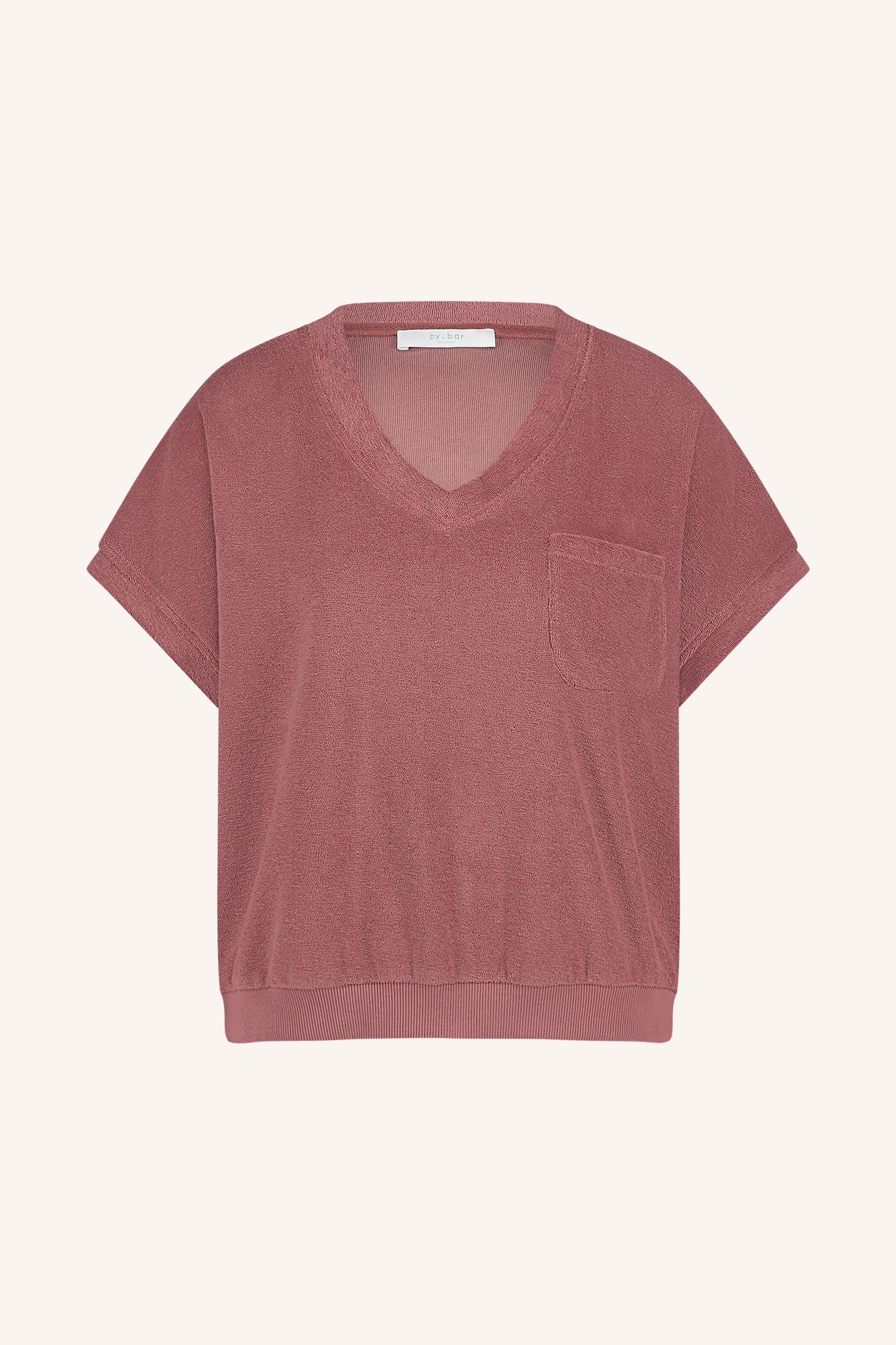 tyler slub top | bright plum