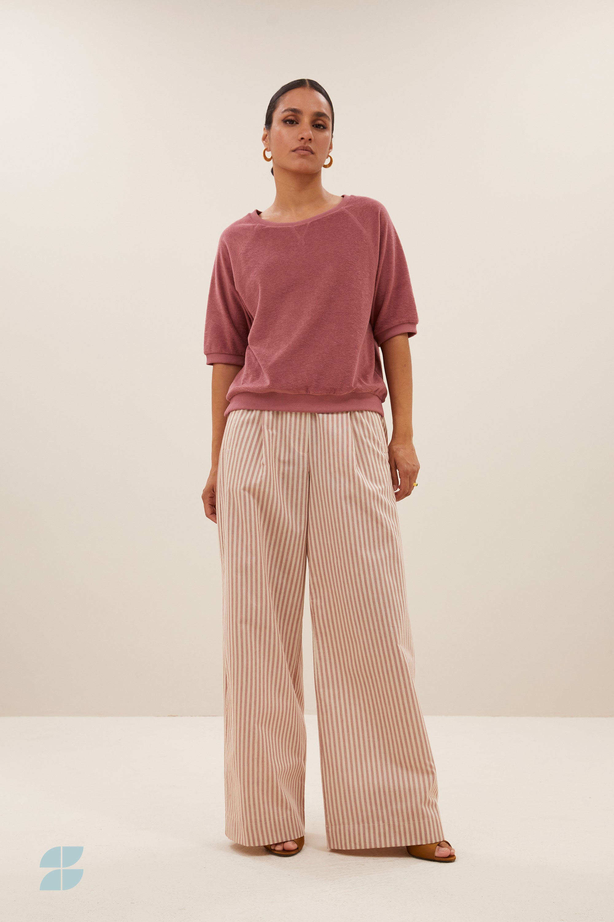 neva slub top | bright plum