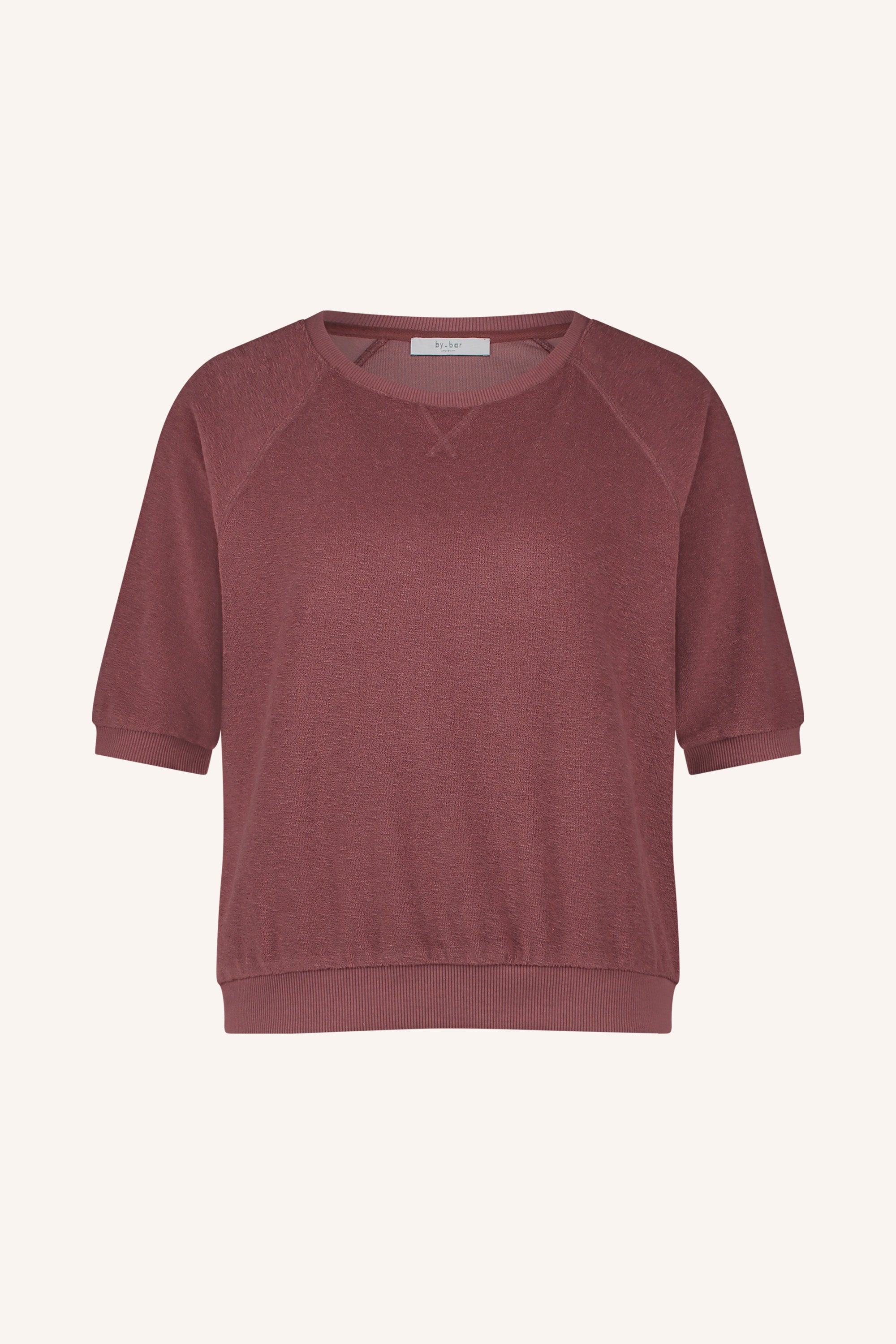 neva slub top | bright plum