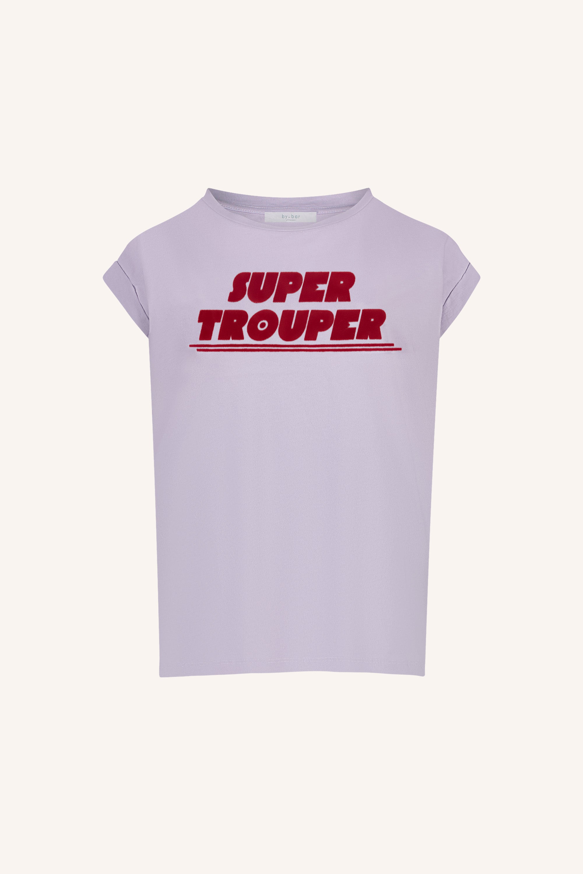 thelma trouper top | pastel lilac