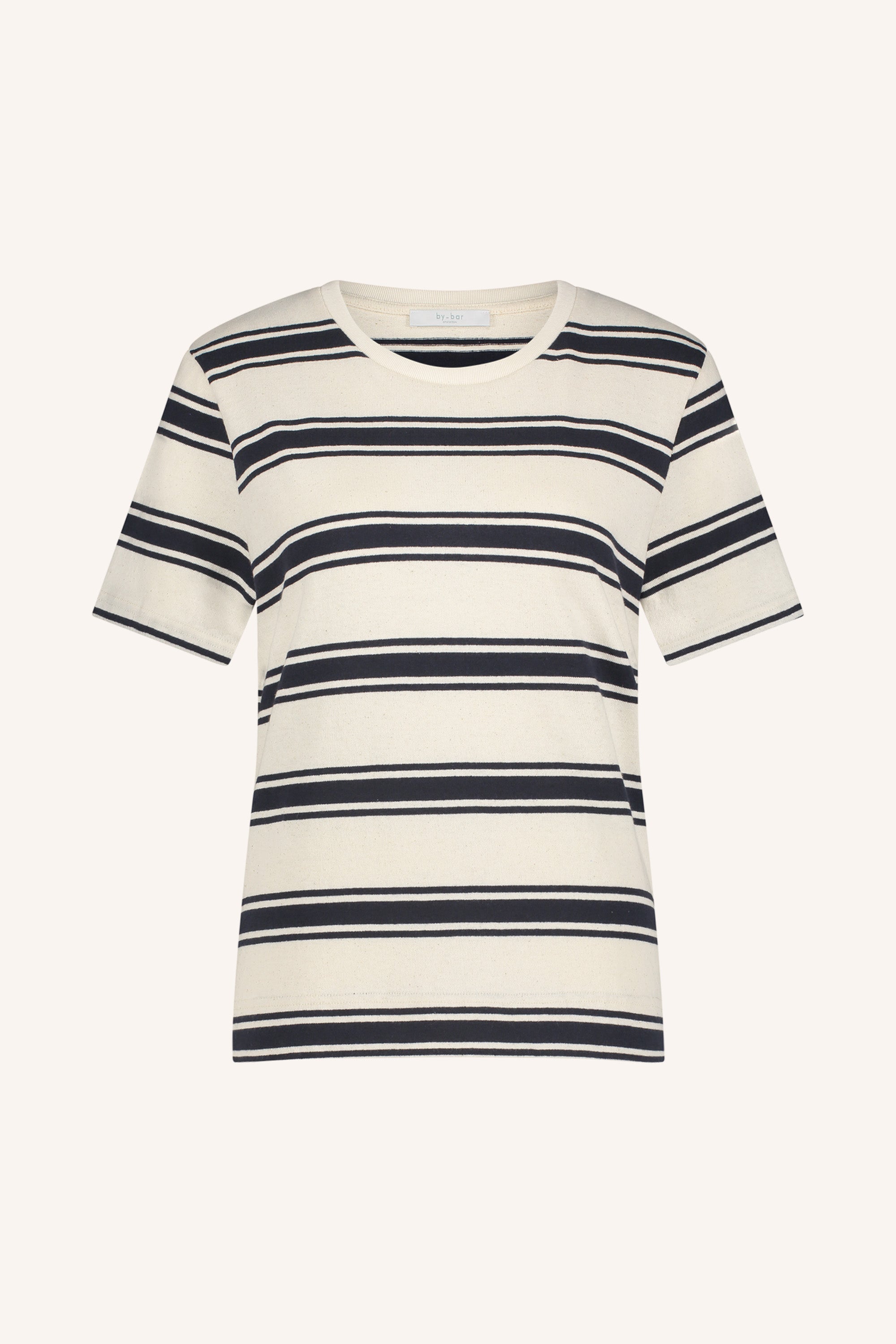 hope stripe top | navy grain stripe