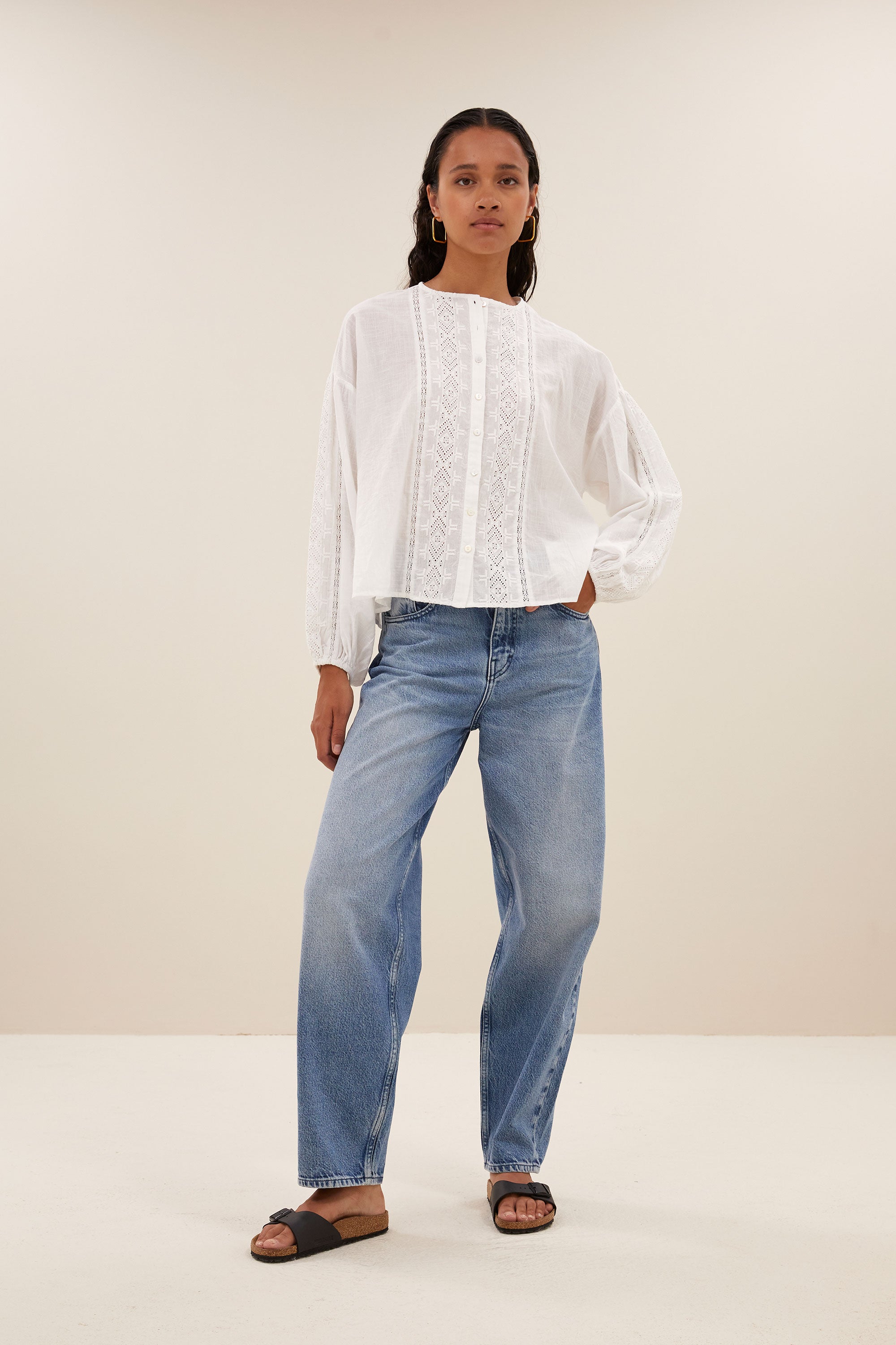 kate blouse | off white