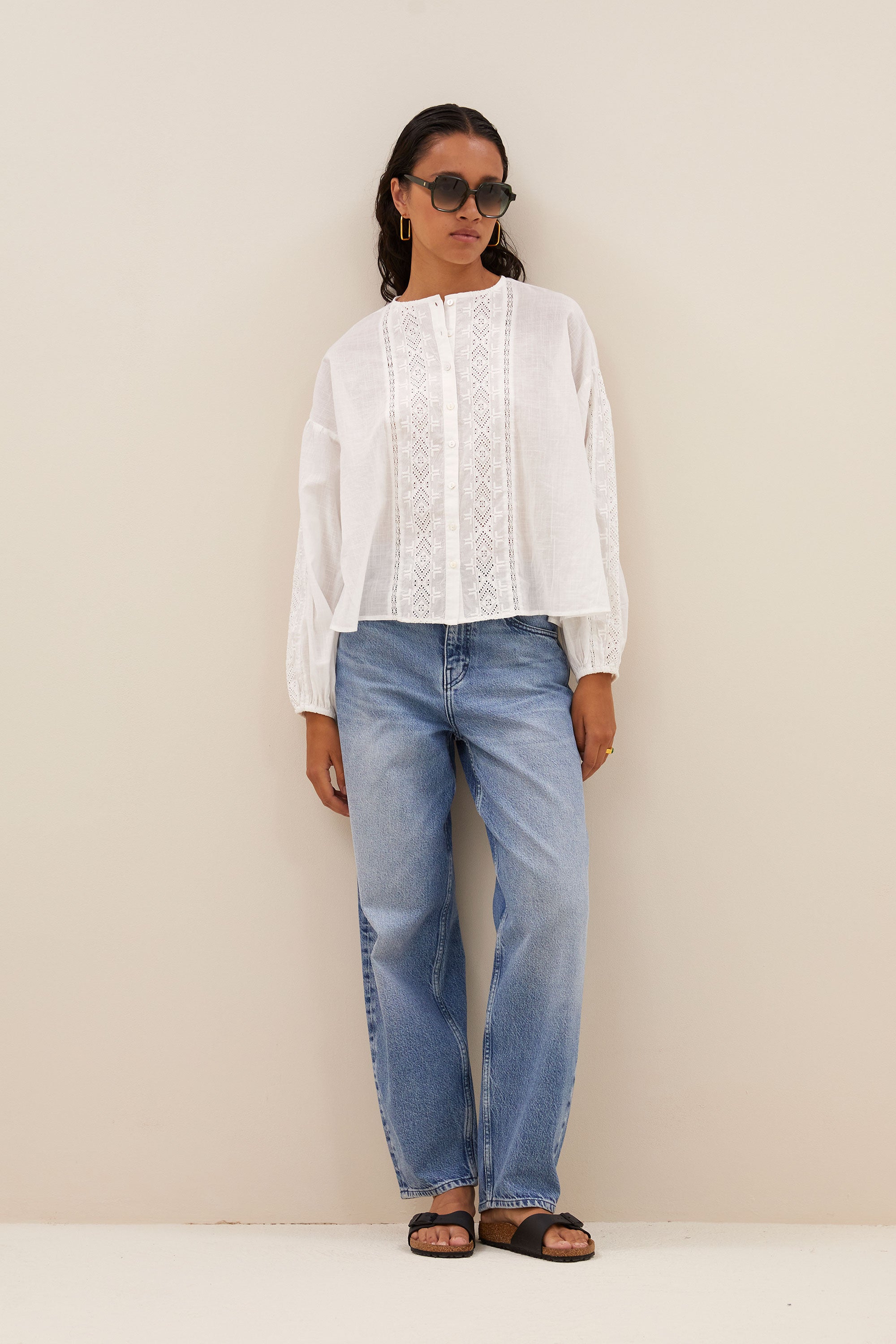 kate blouse | off white