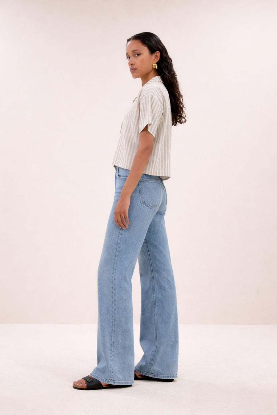 jake marine blouse | marine stripe