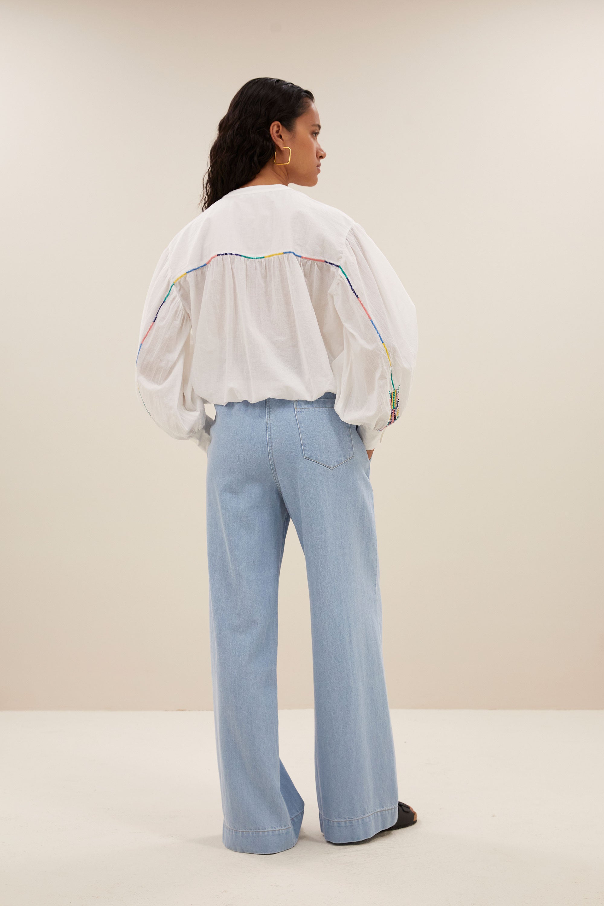 linn blouse | off white