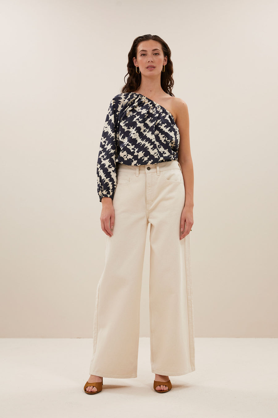 stella shade blouse | shade print