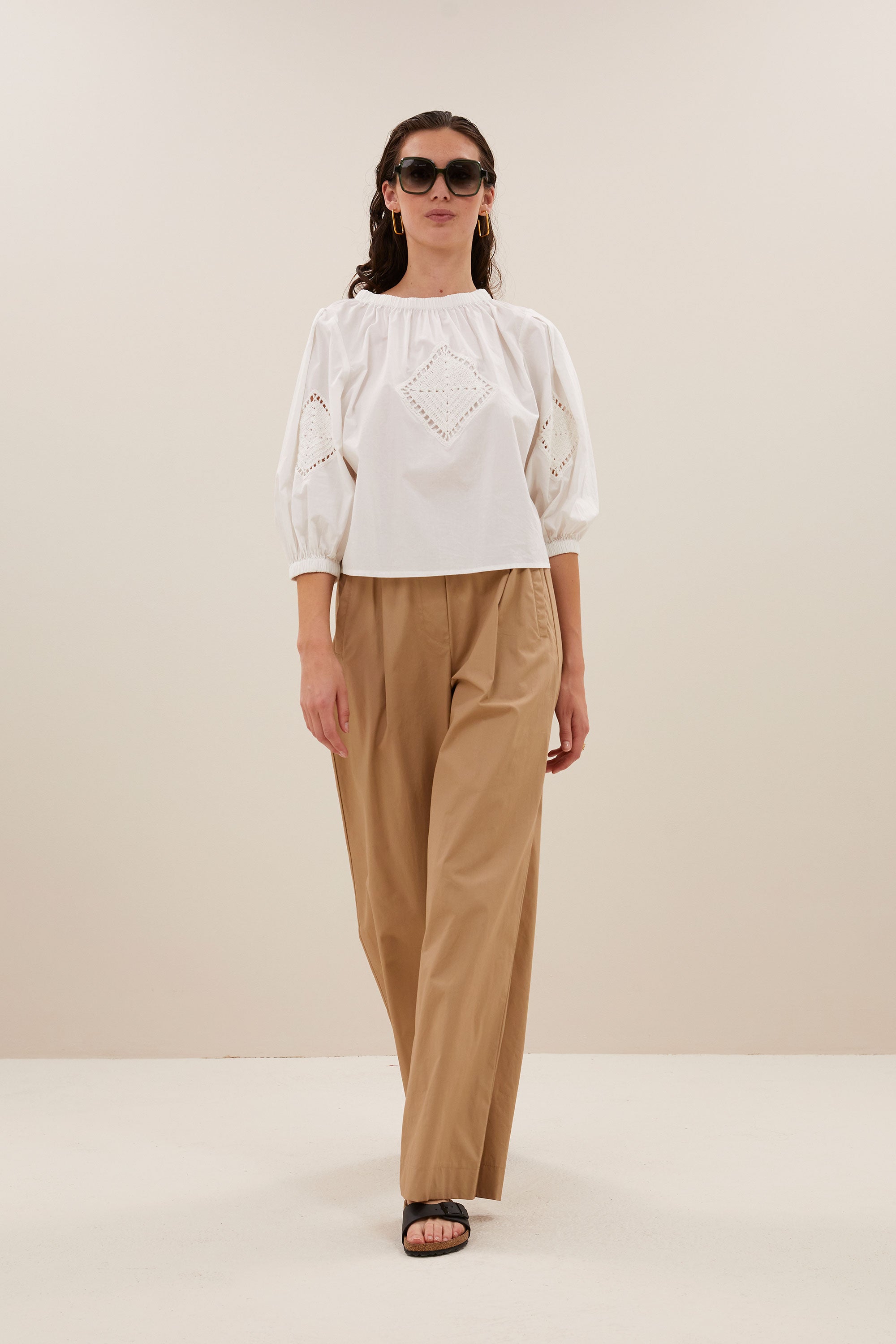 iva blouse off white inspiration image