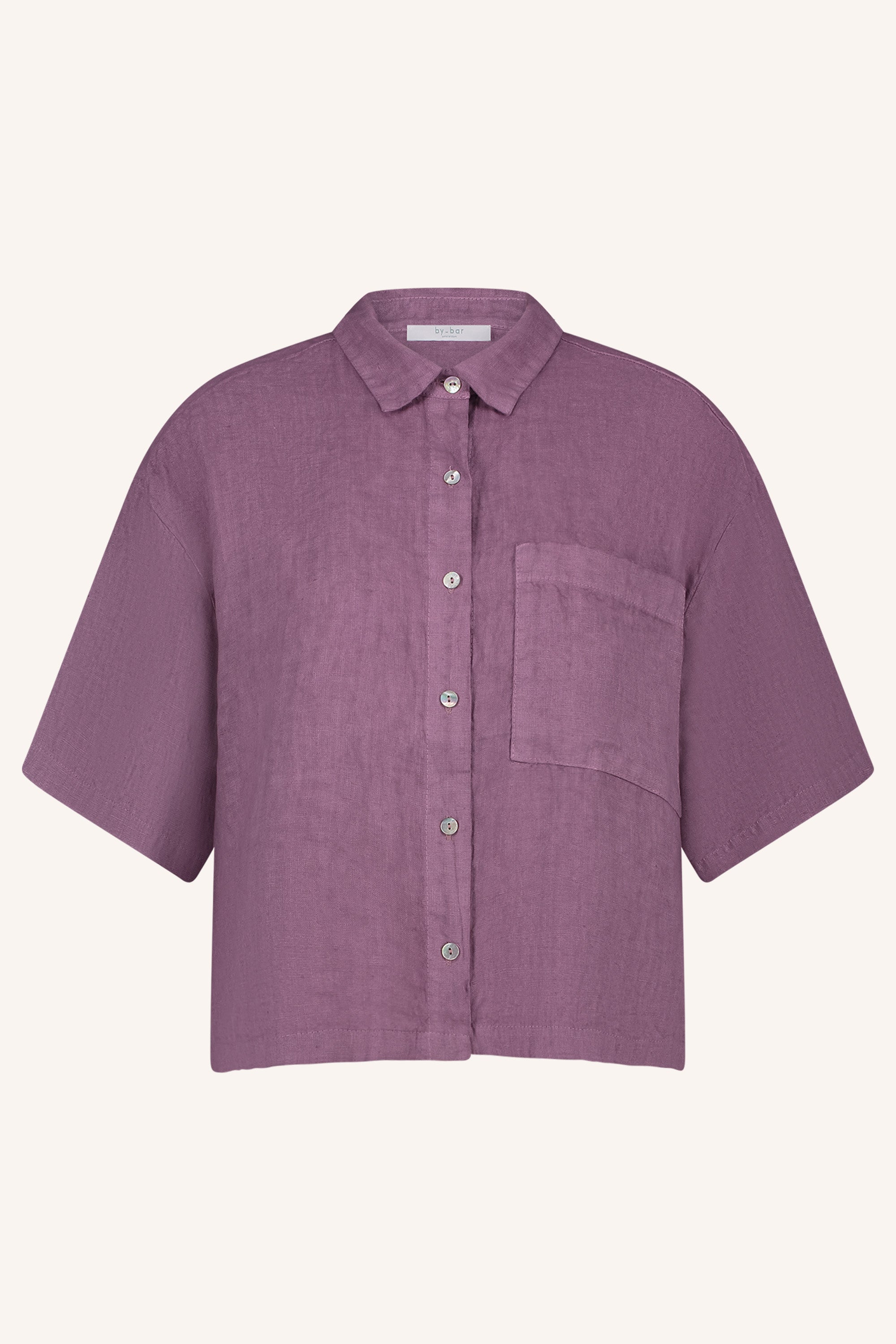 cris linen blouse | lavender