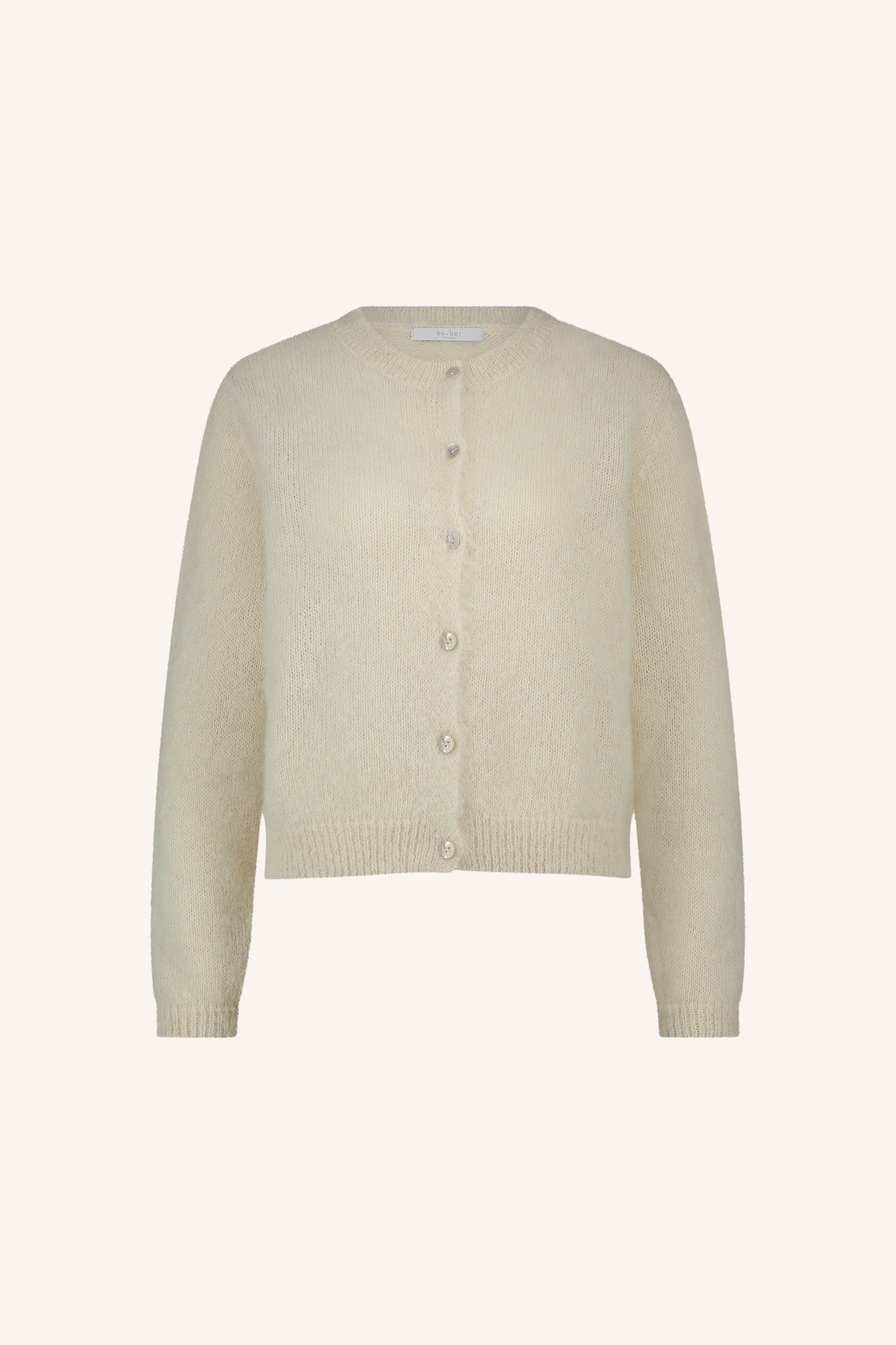 cleo natural cardigan | off white