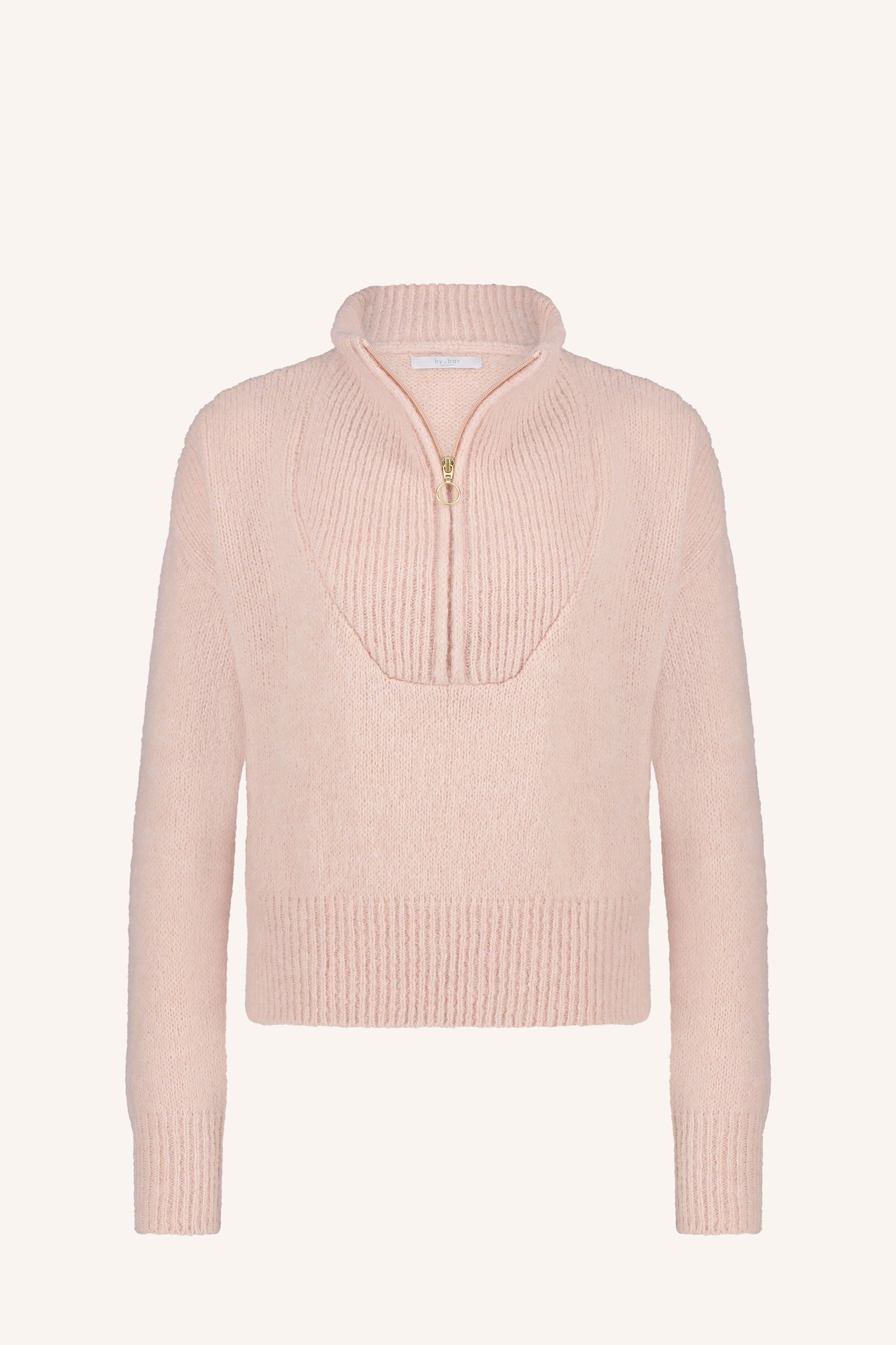 boxy beau pullover light pink back image