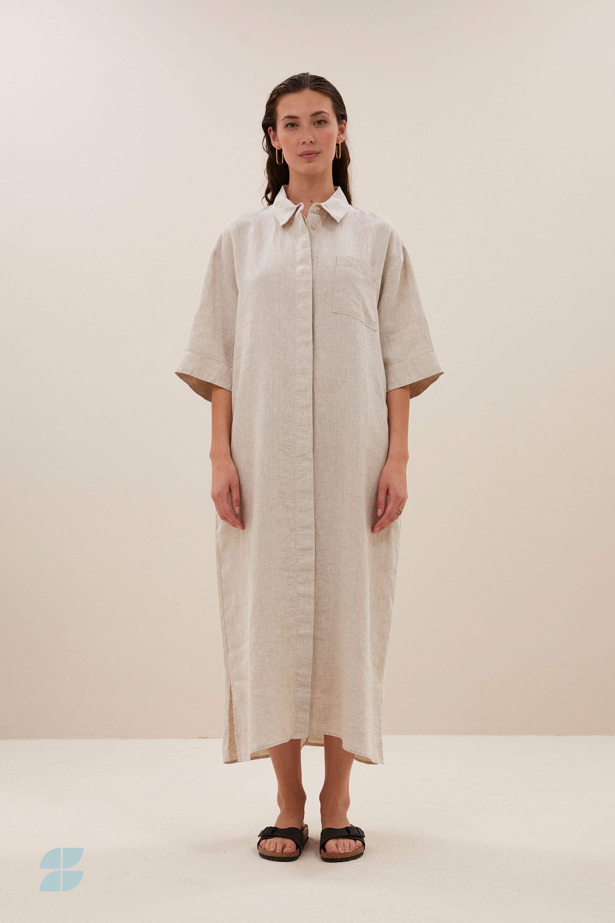 bruno linen dress | linen